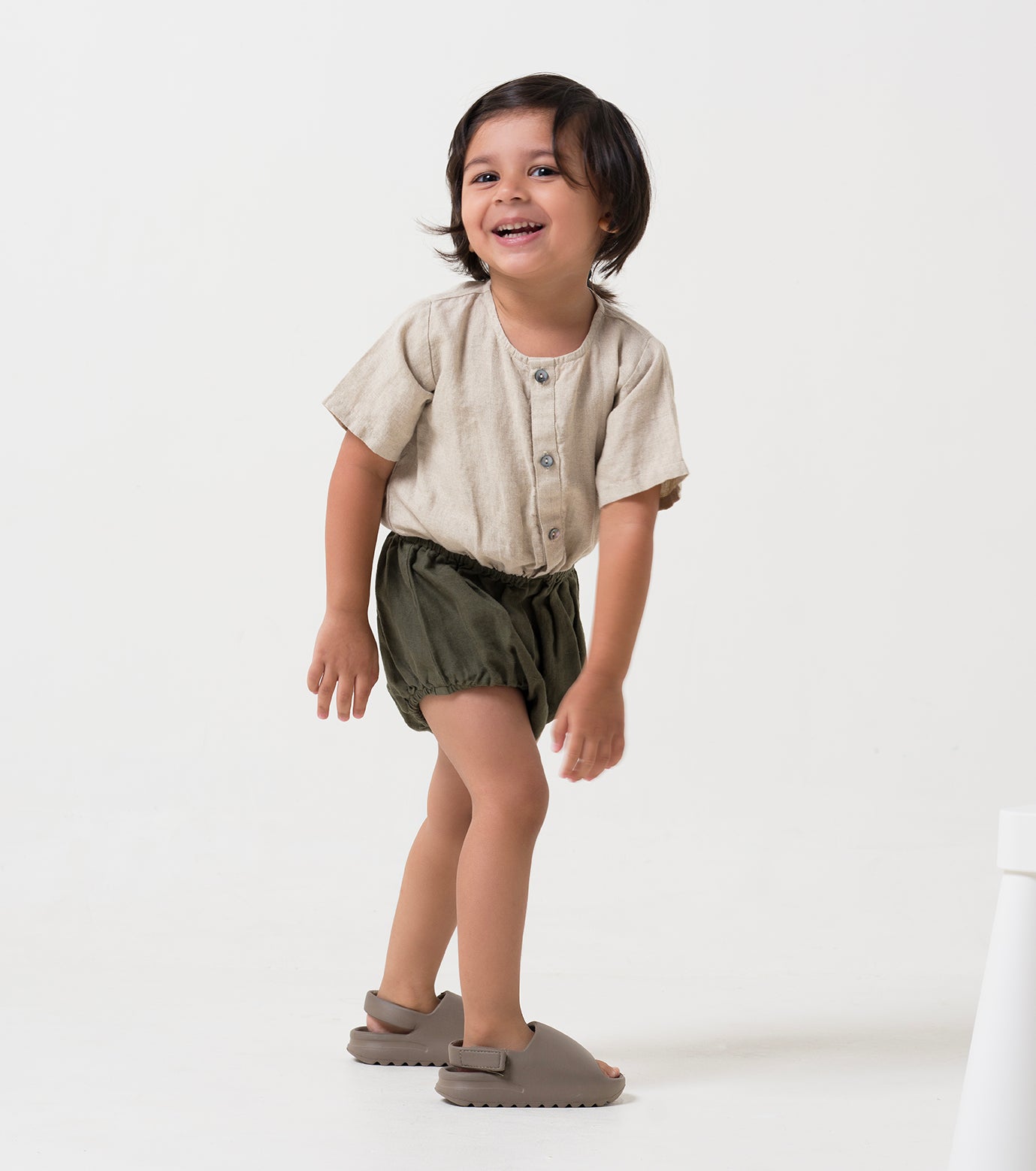 Bloom romper for Boy T-NauralB-Crocodile green