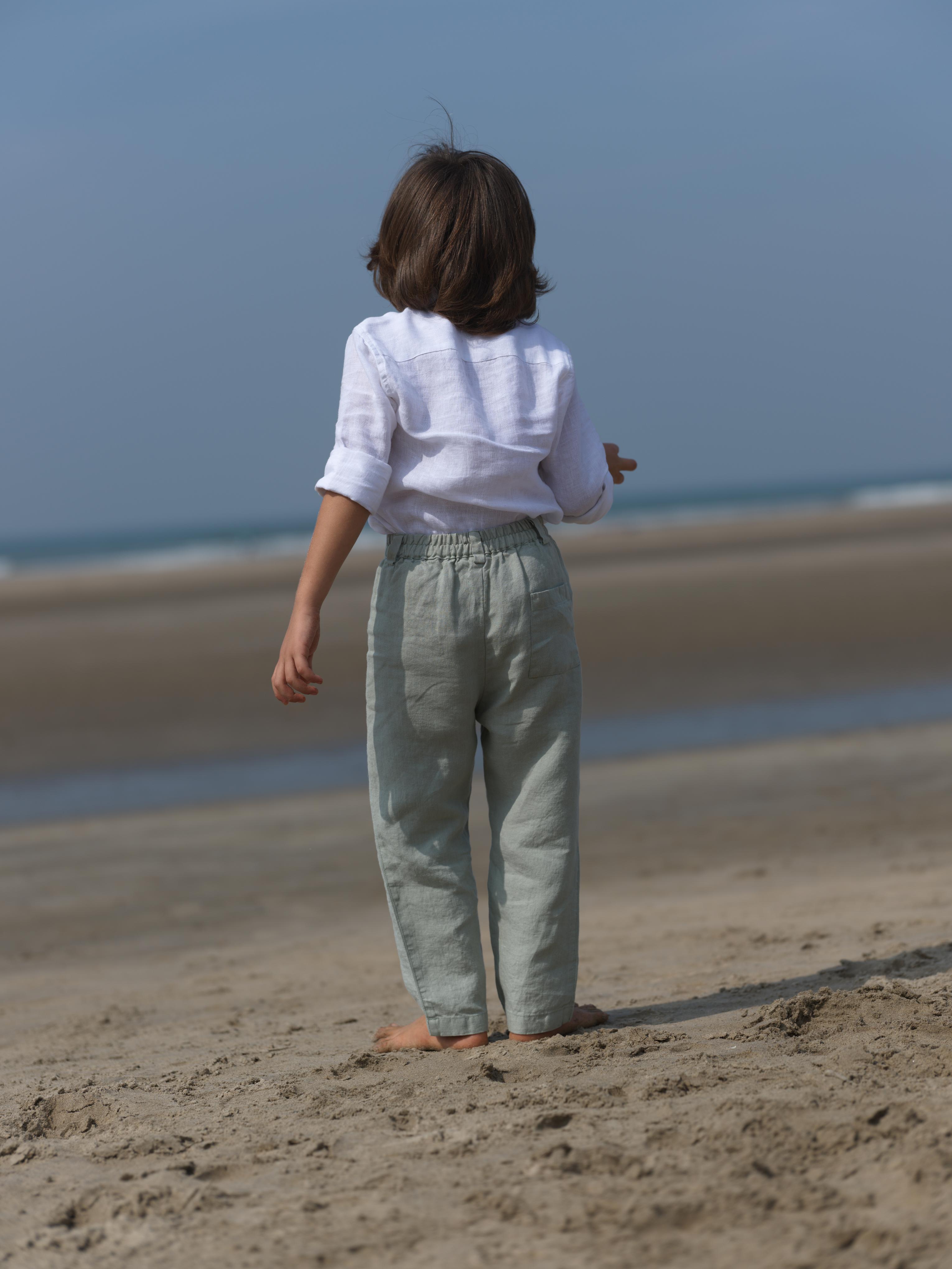 Boys Trousers Mint Green