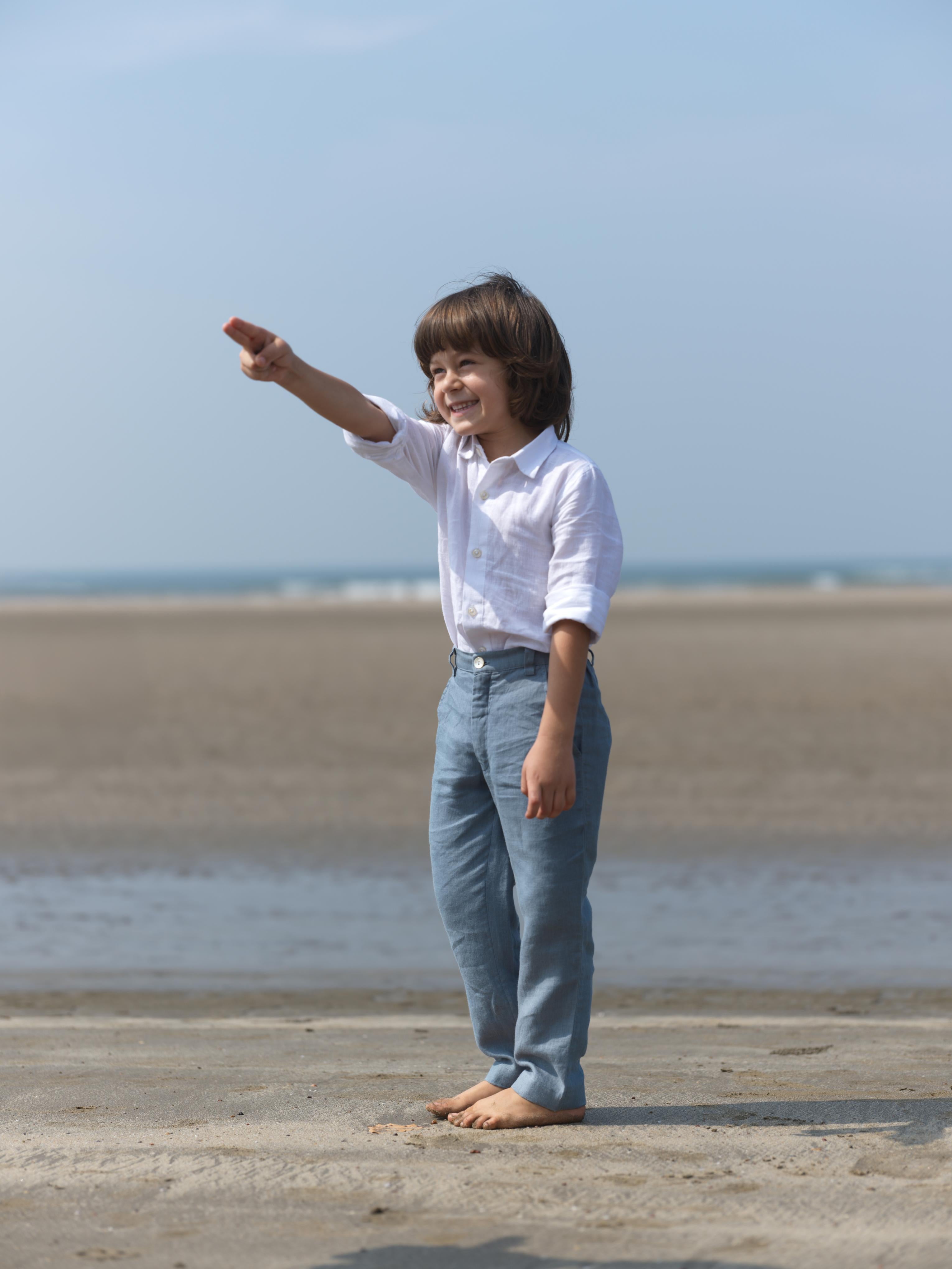 Boys Trousers Airforce Blue