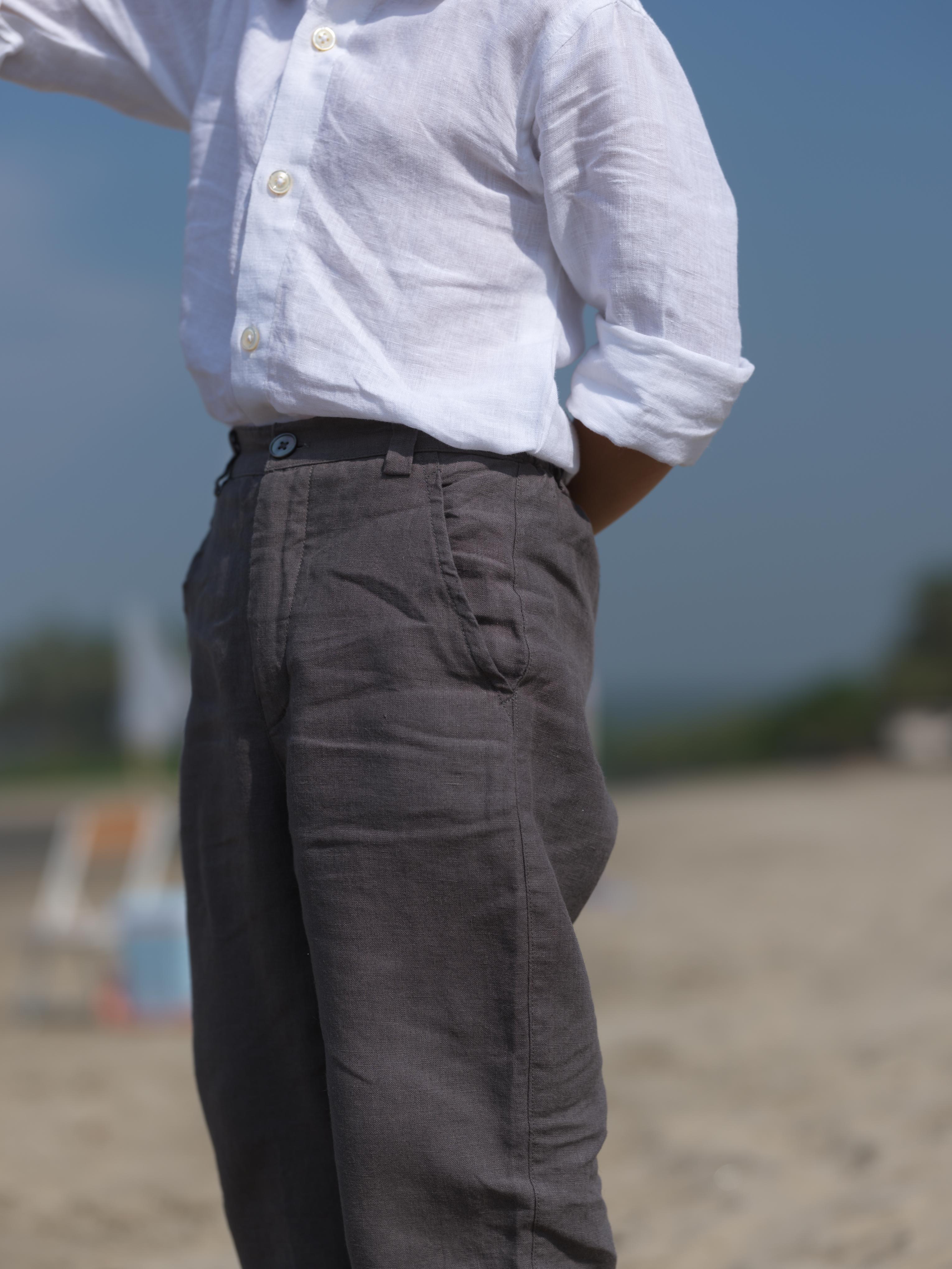Boys Trousers Stone Grey