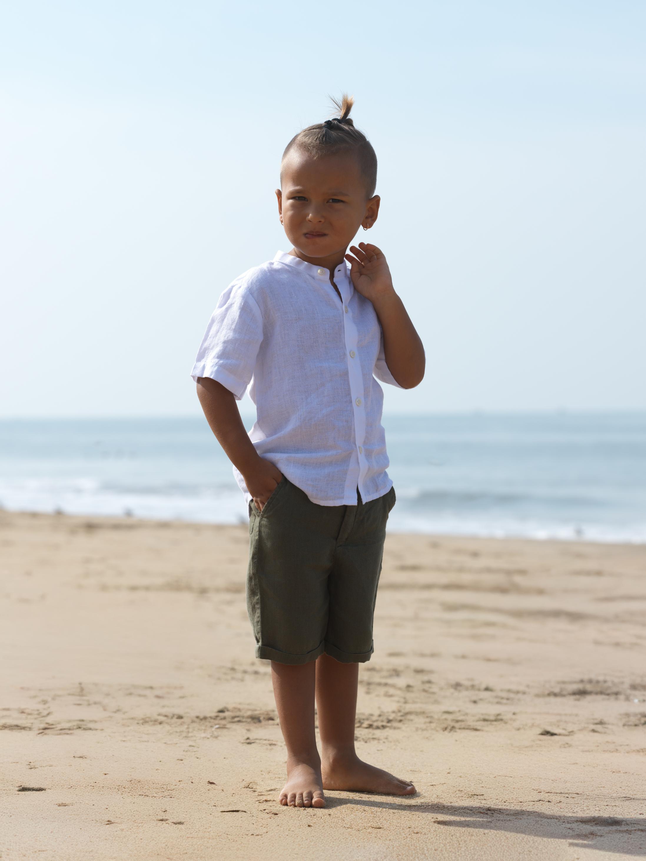 Boys Basic Shorts Crocodile Green