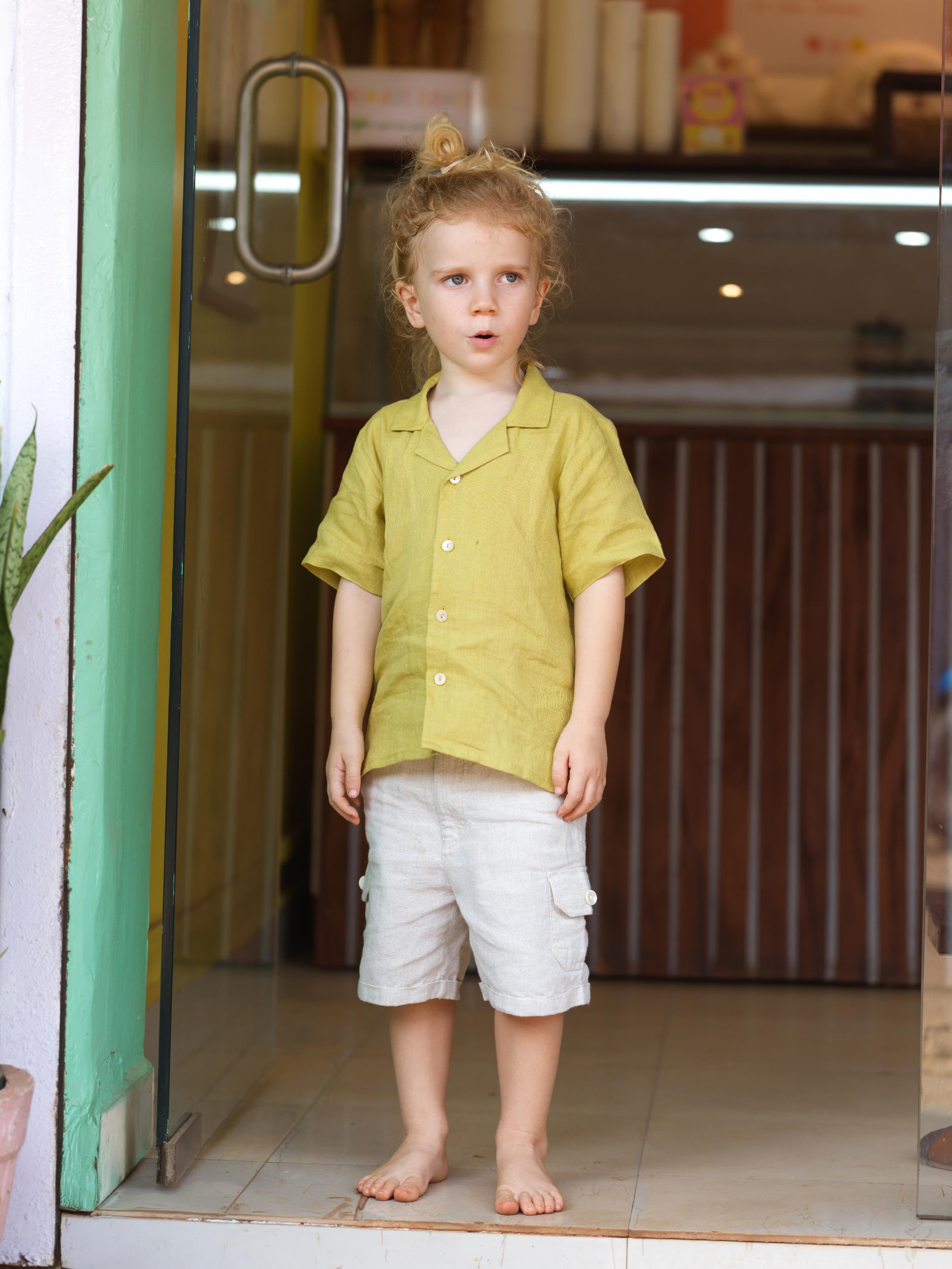 Boys Cargo Shorts Cookie & Cream