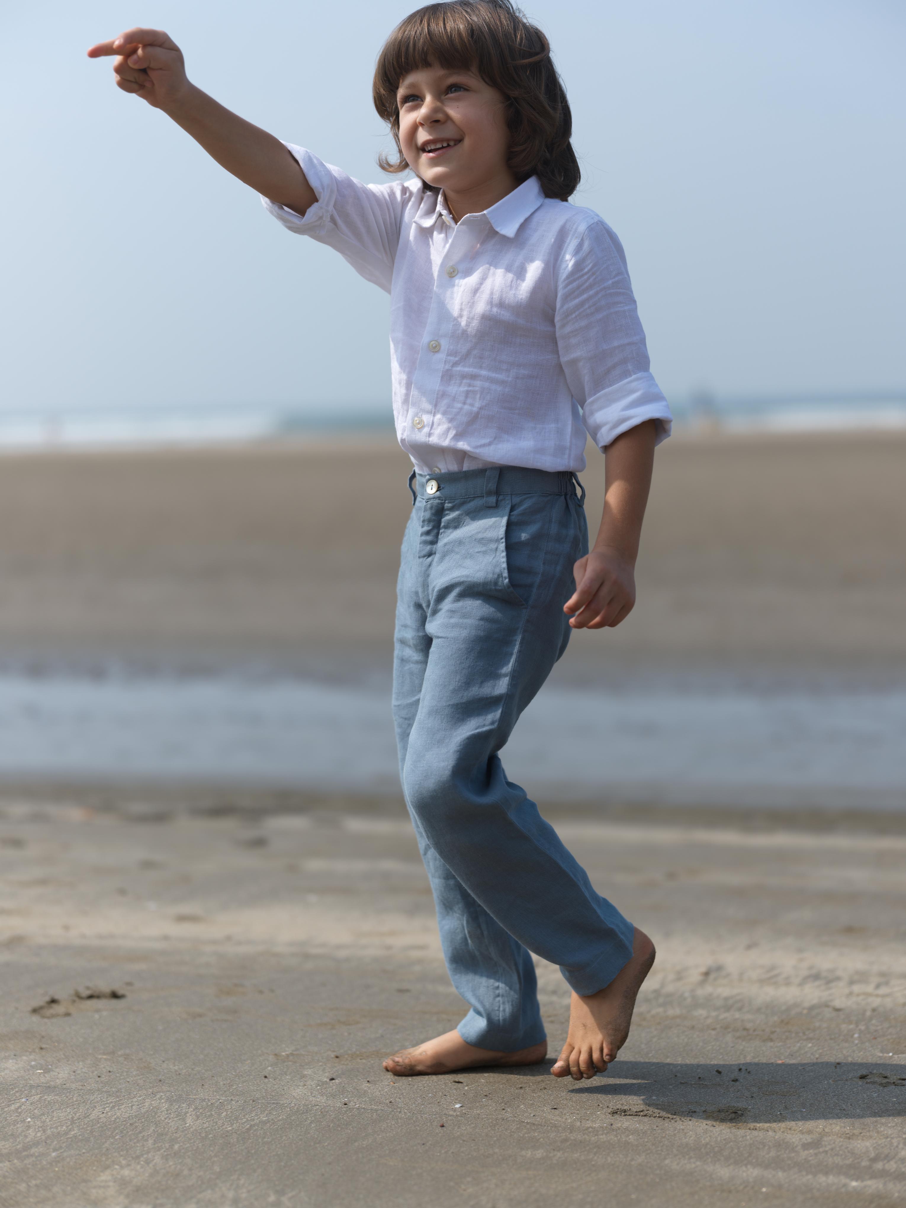 Boys Trousers Airforce Blue