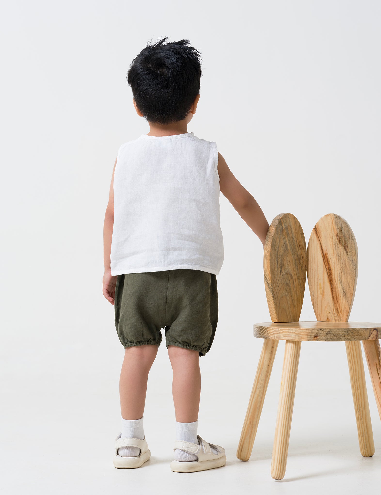 Jhabla's for boys T- White B- Crocodile Green