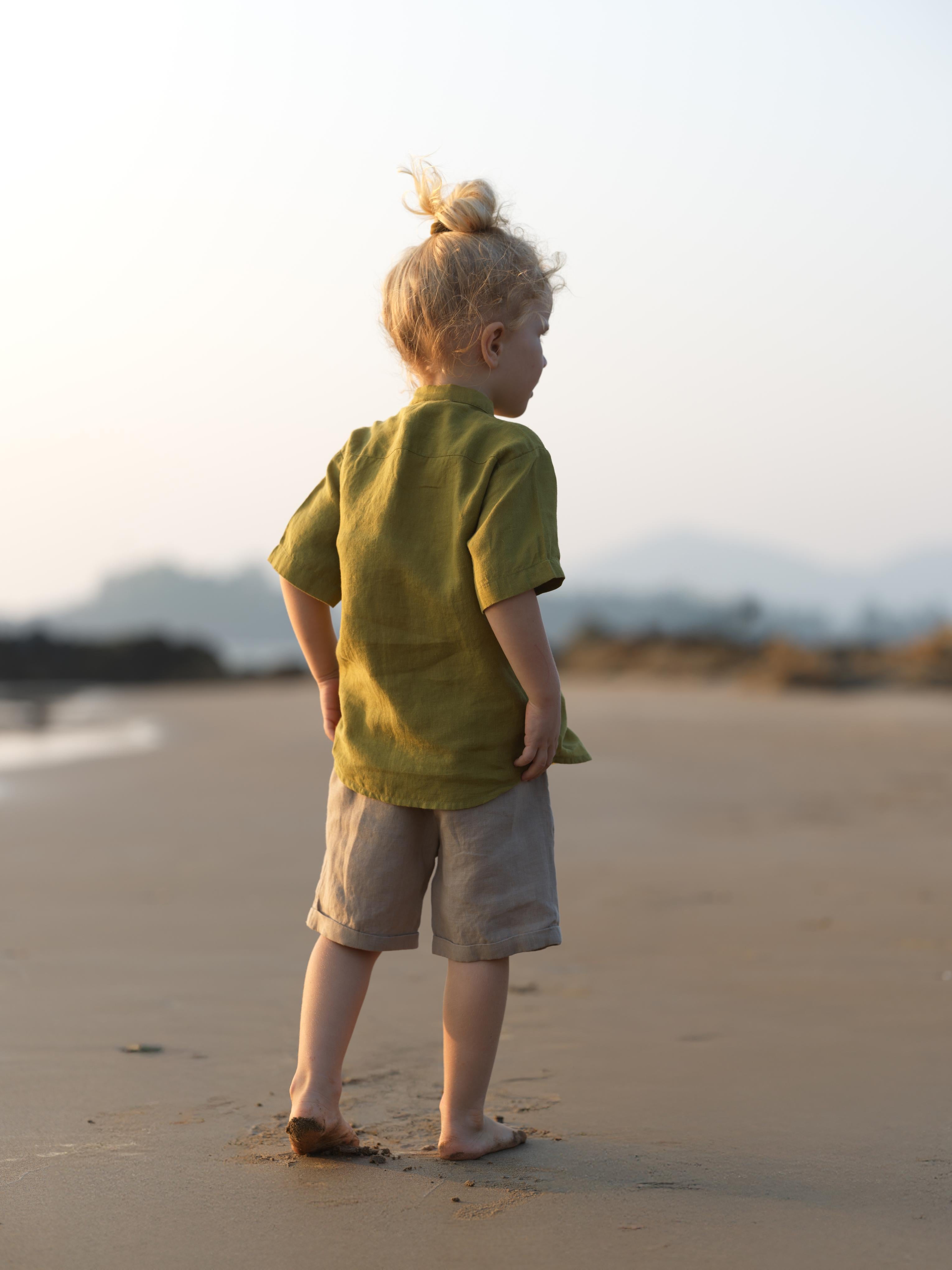 Boys Basic Shorts Desert Sand