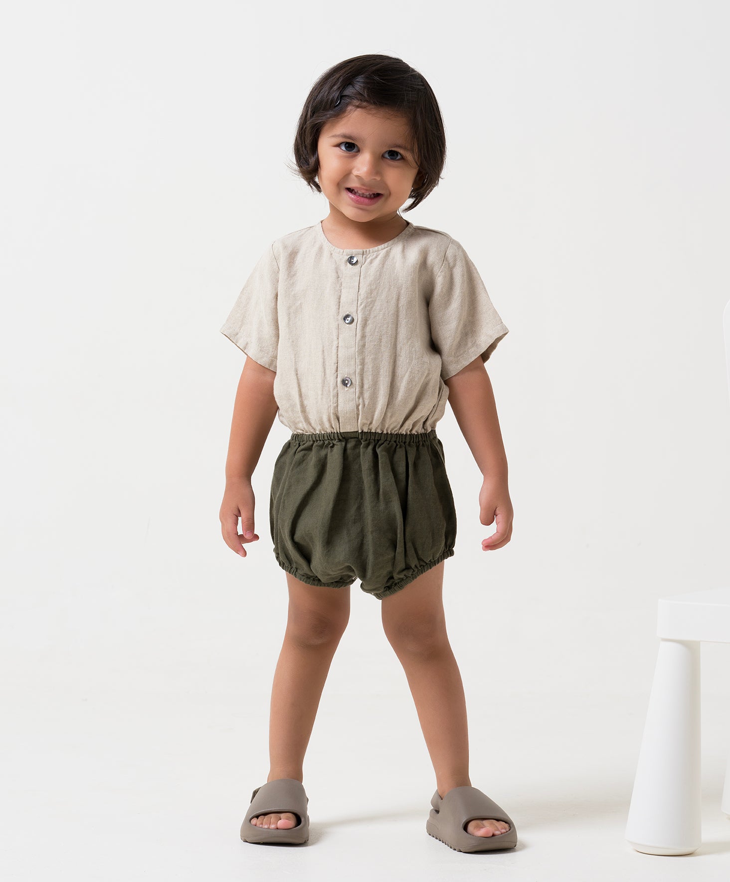 Bloom romper for Boy T-NauralB-Crocodile green