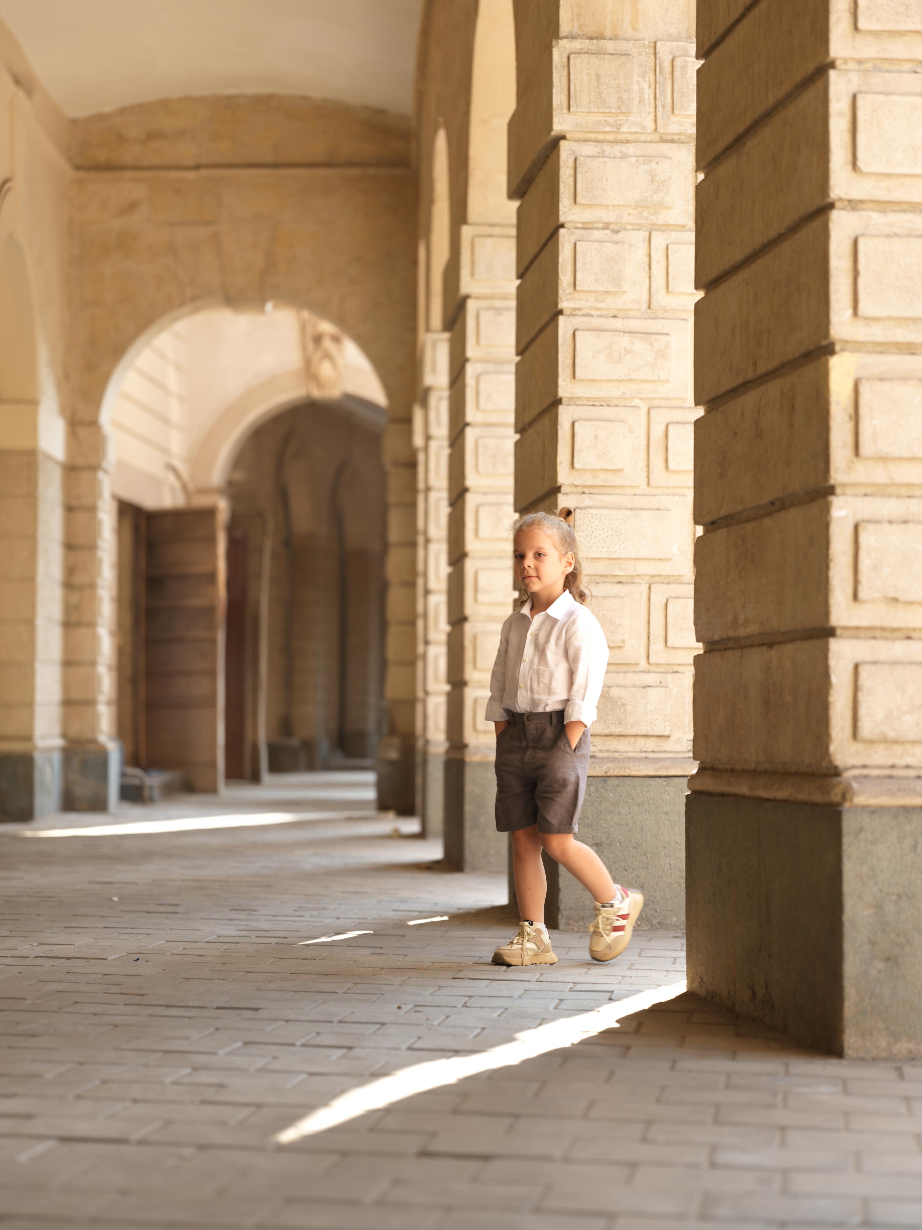 Boys Basic Shorts Stone Grey