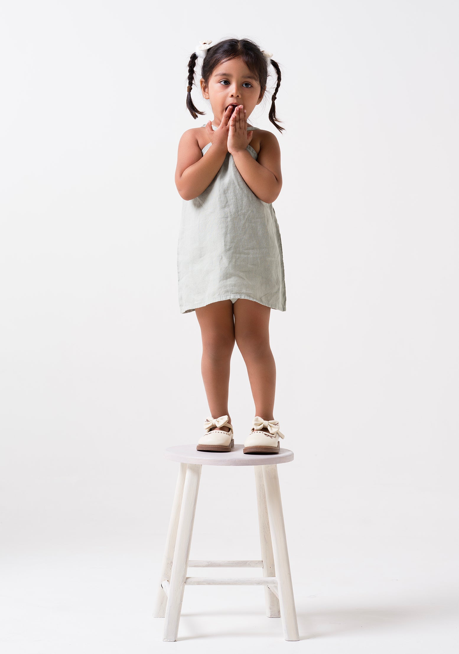 Halter neck frock Mint Green