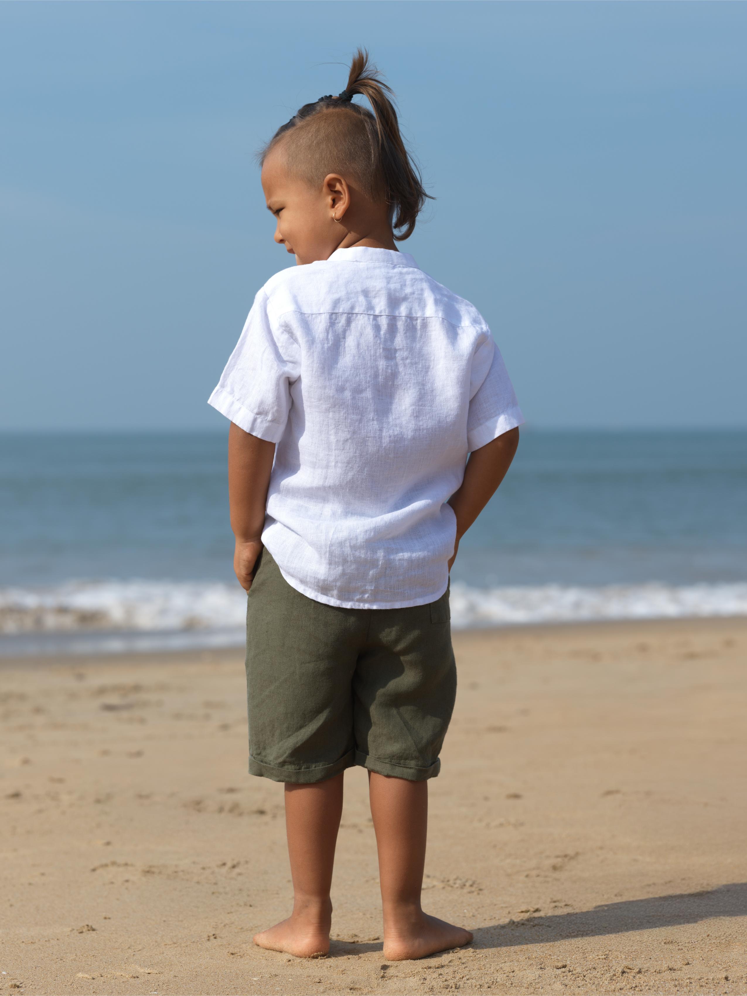 Boys Basic Shorts Crocodile Green