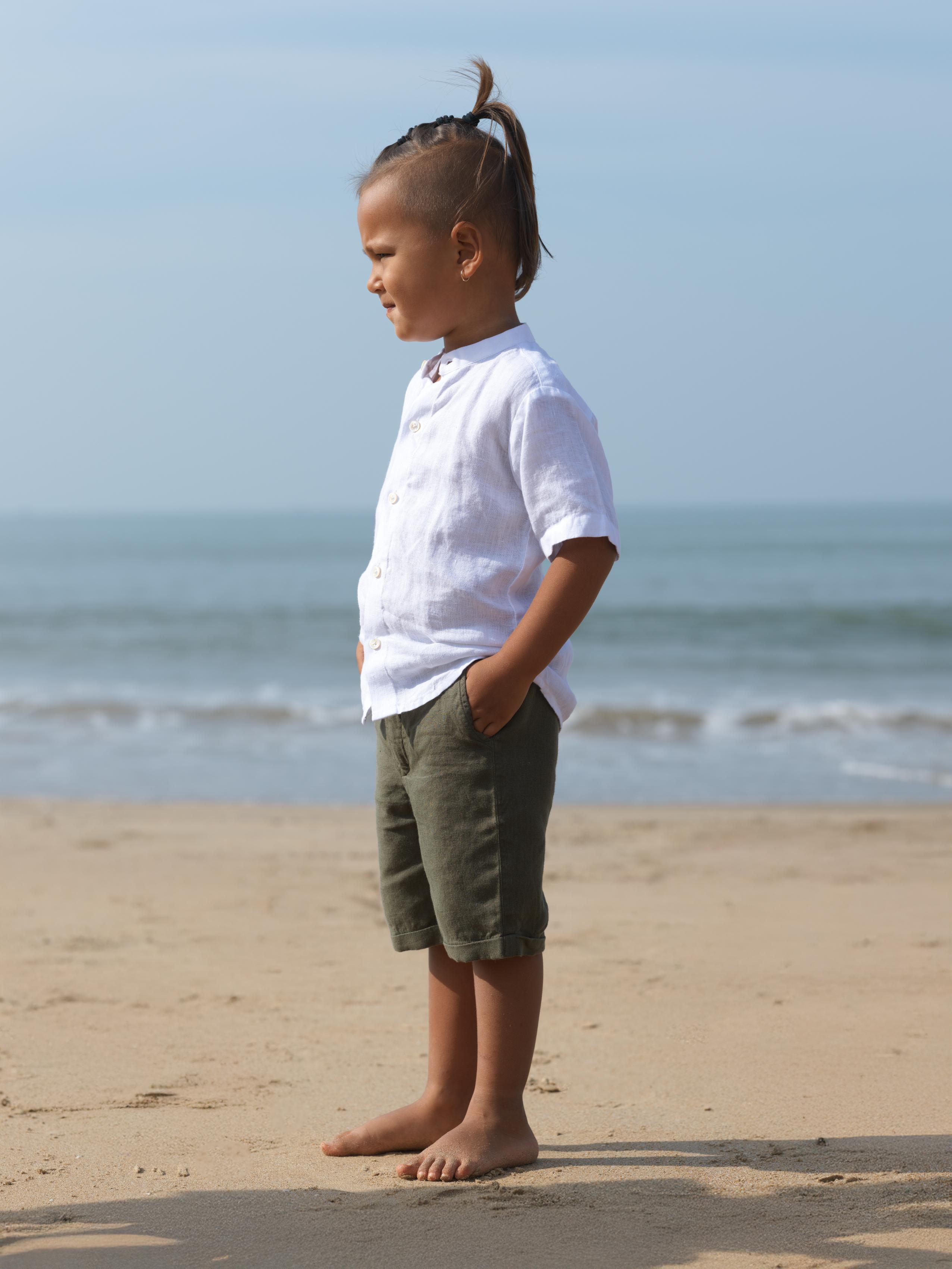 Boys Basic Shorts Crocodile Green