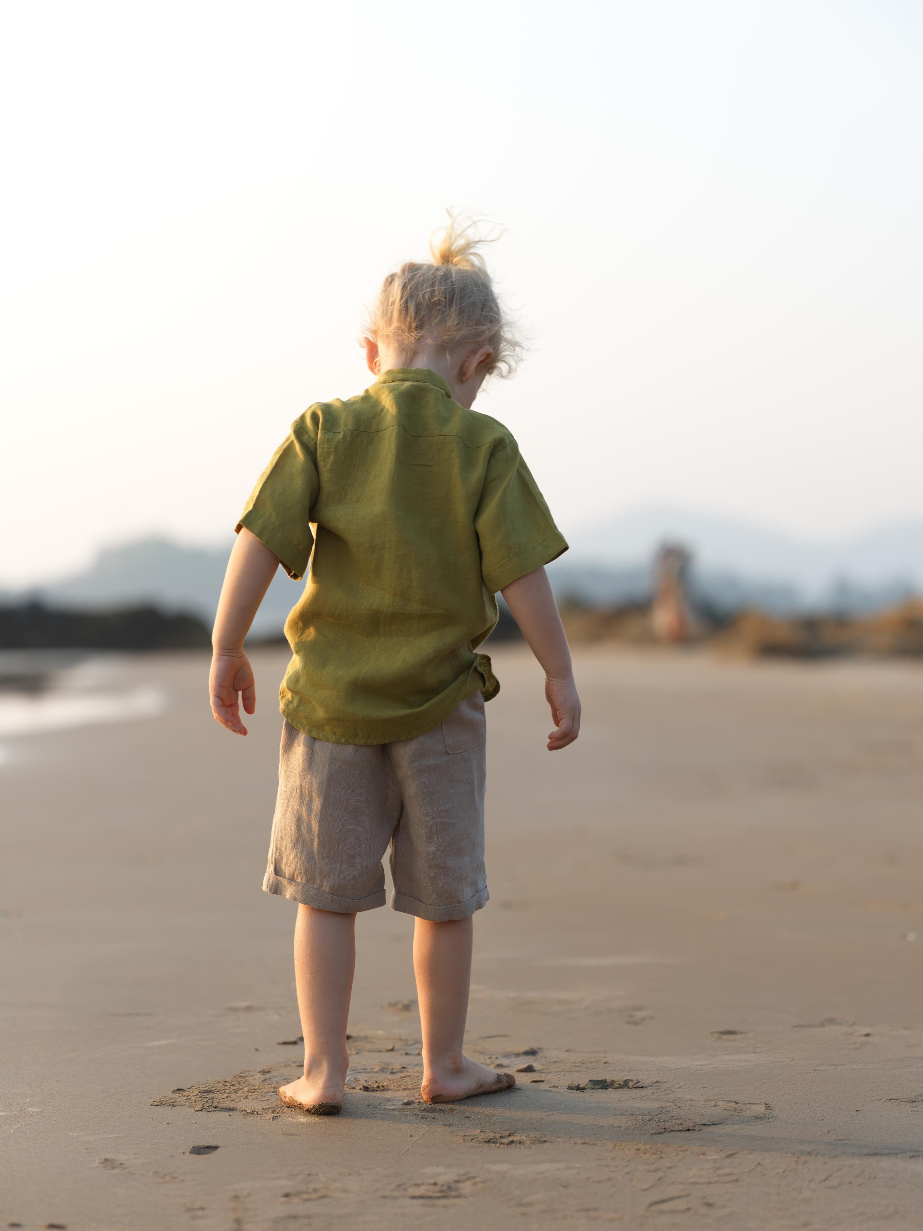 Boys Basic Shorts Desert Sand
