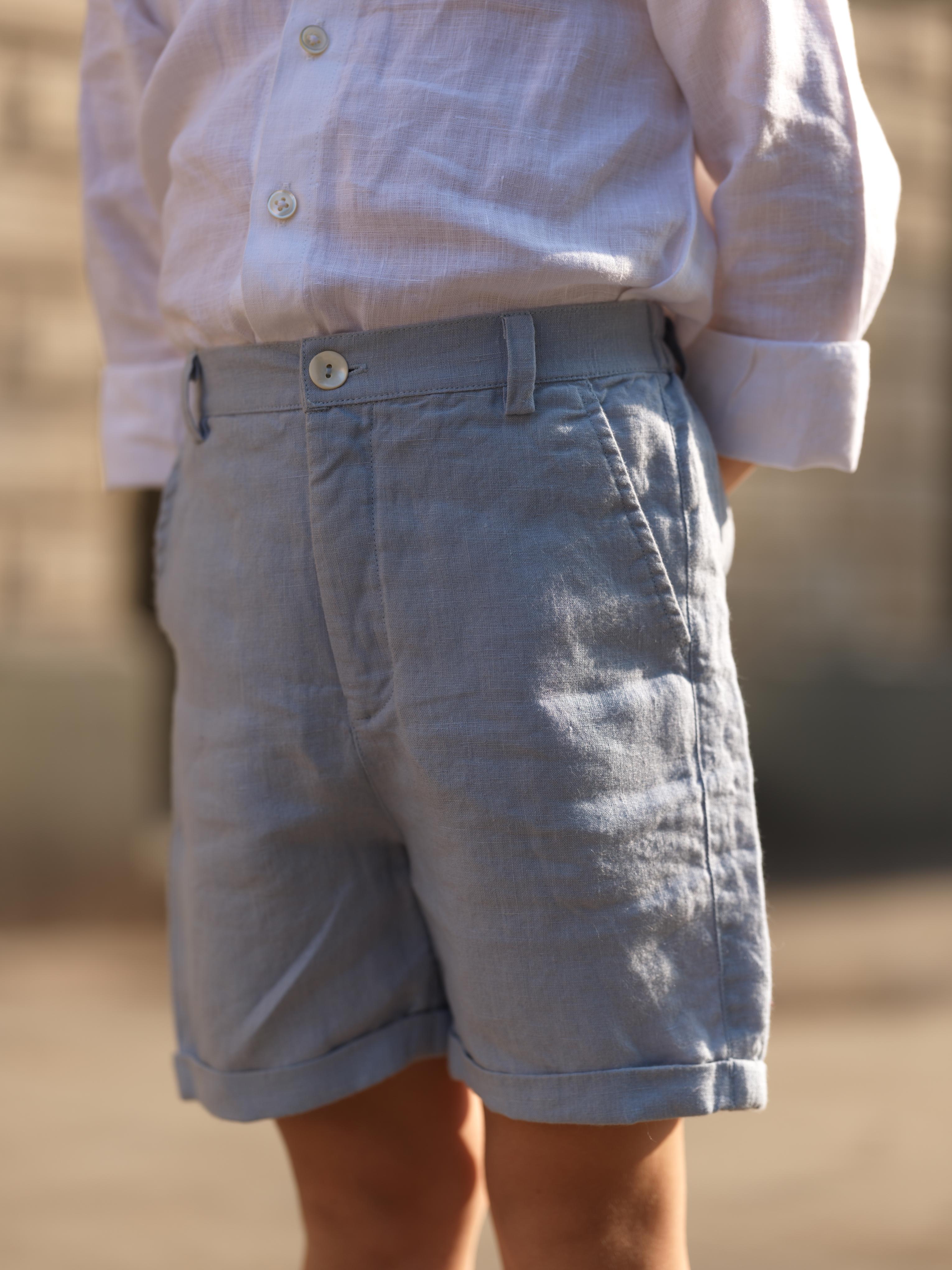 Boys Basic Shorts Pacific Blue