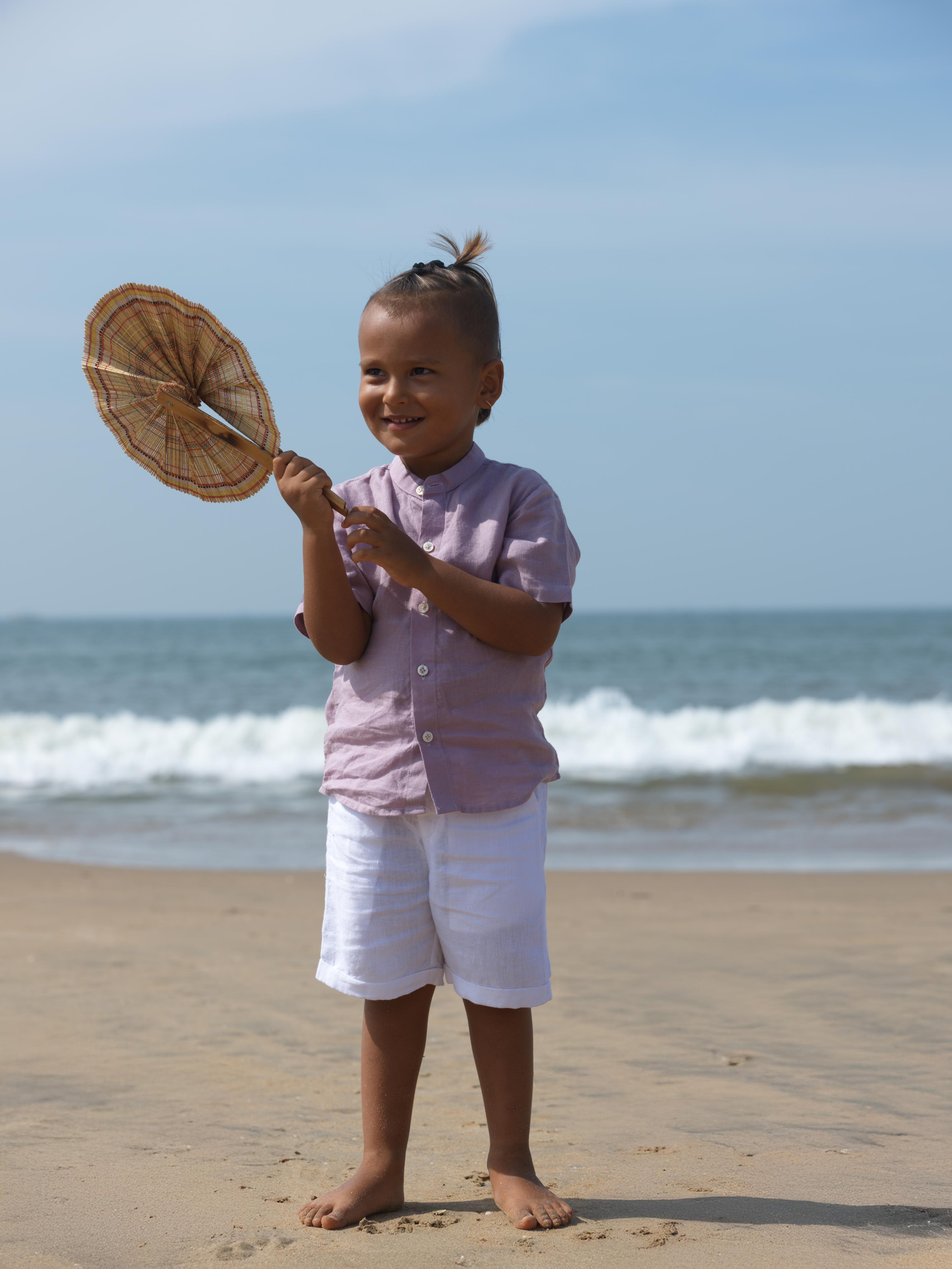 Boys Basic Shorts White