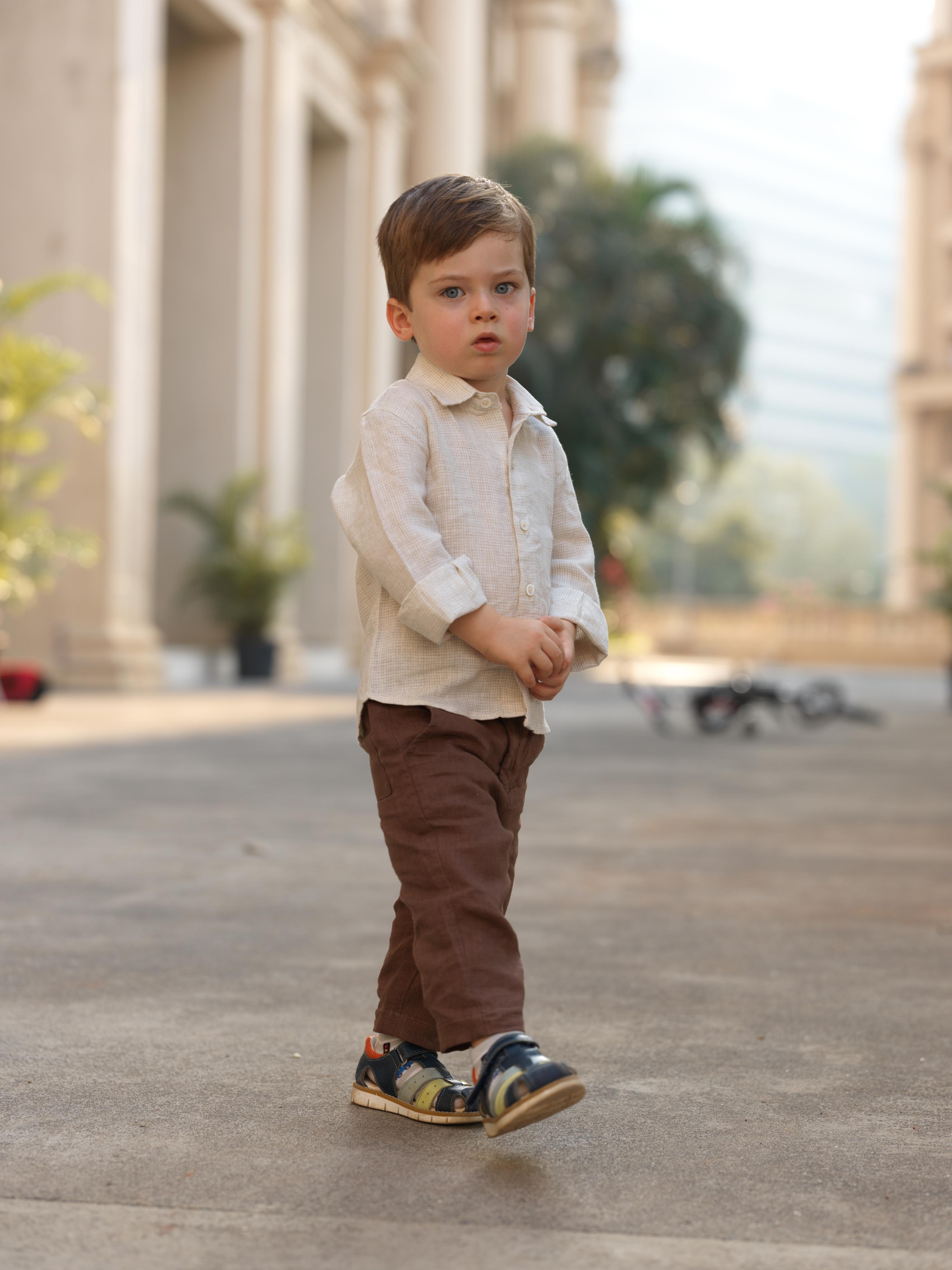 Boys Trousers Walnut