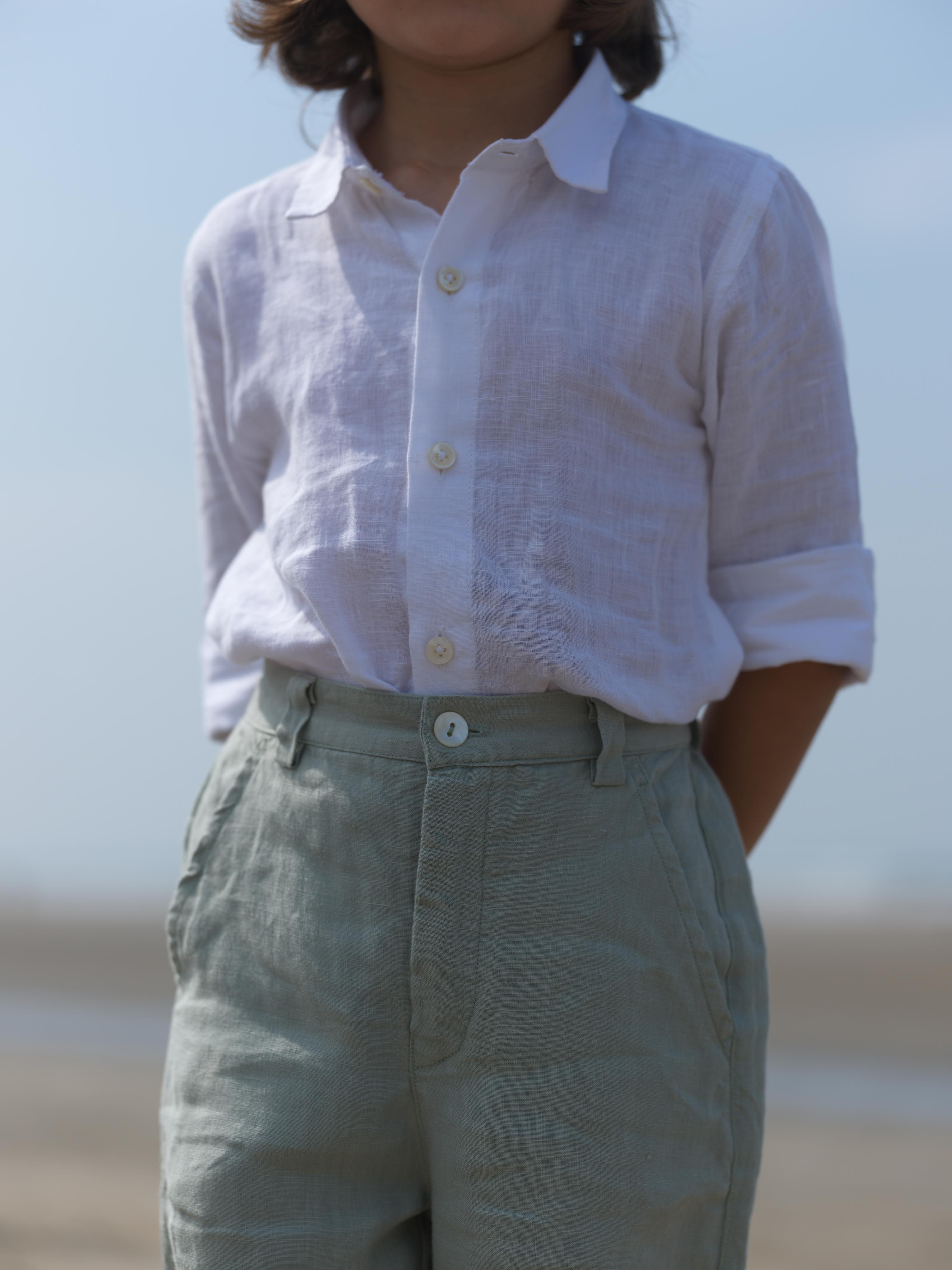 Boys Trousers Mint Green