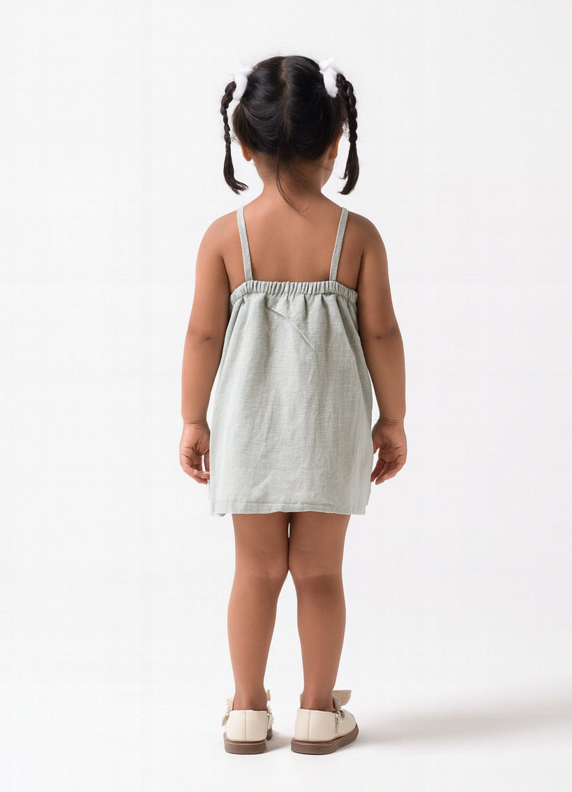 Halter neck frock Mint Green