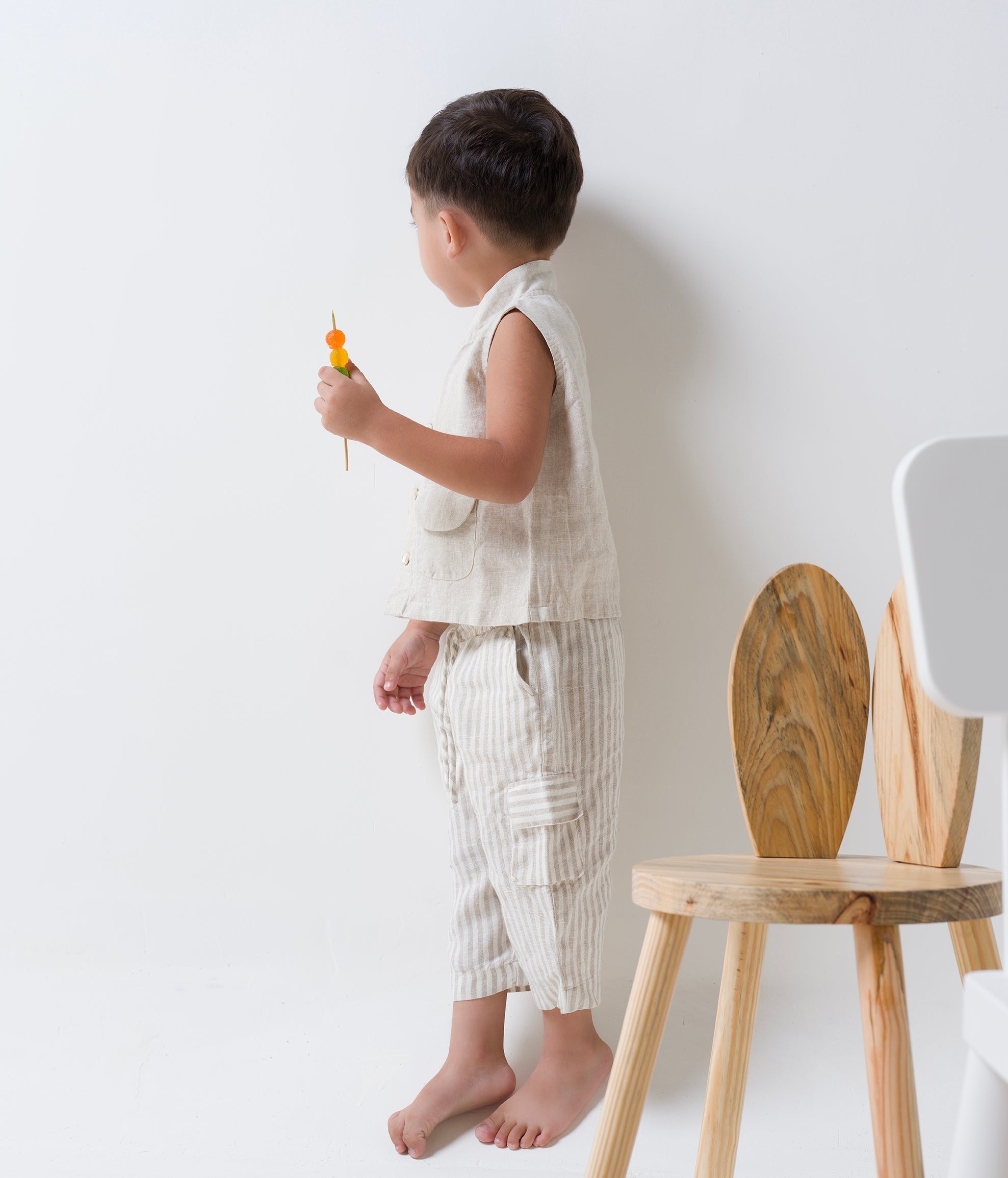 Cargo Set Cloud Grey Shirt - Cookie & Cream - Bottom - TD7