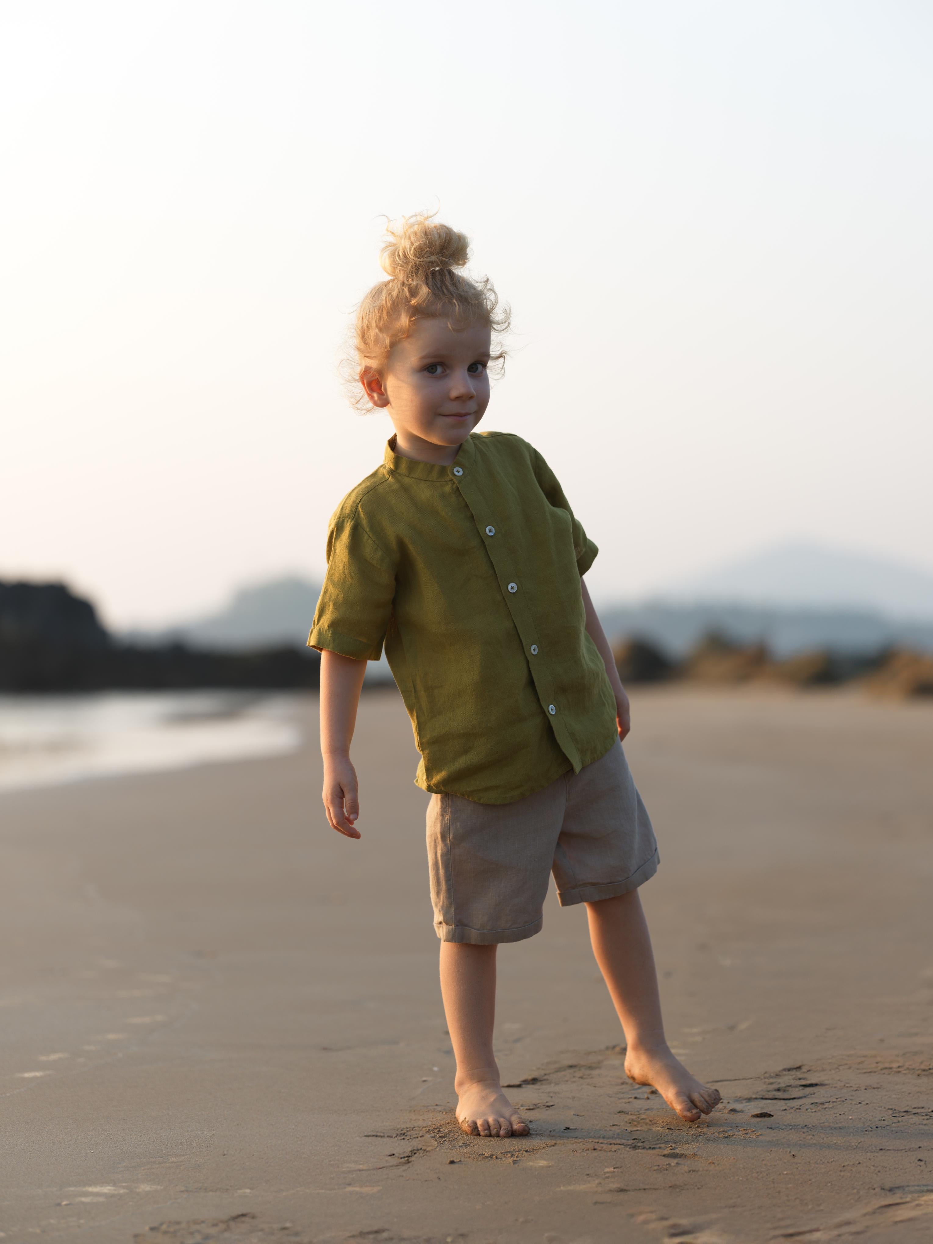 Boys Basic Shorts Desert Sand