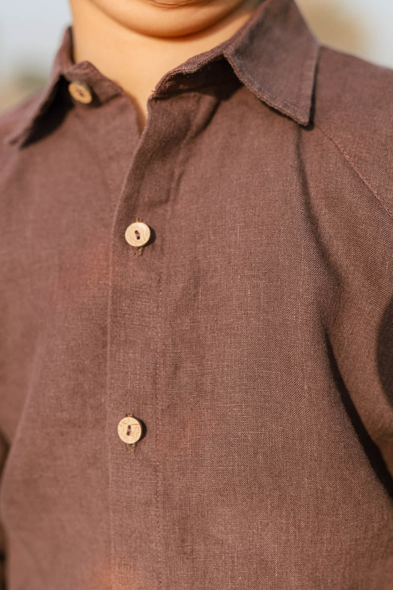 Halter Dart Shirt - Chi Linen