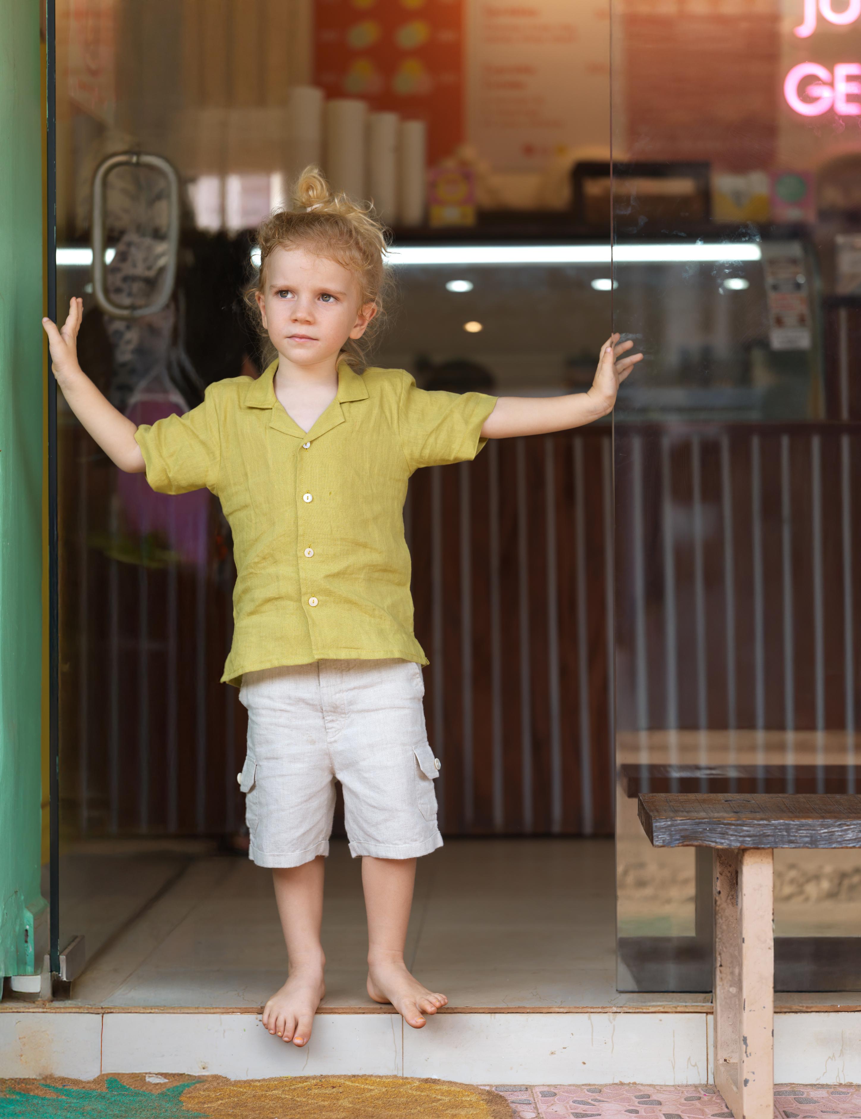 Boys Cargo Shorts Cookie & Cream