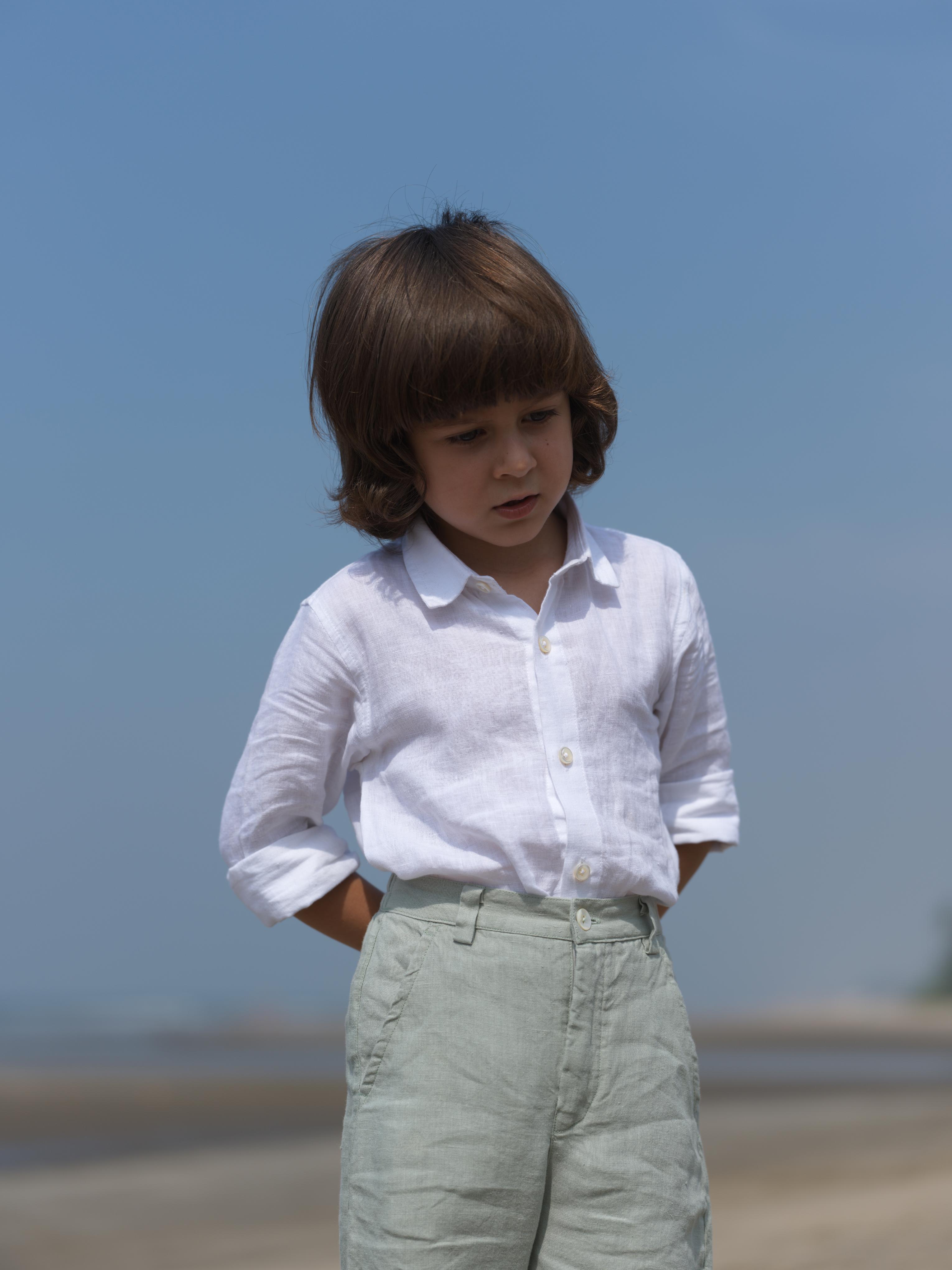 Boys Trousers Mint Green