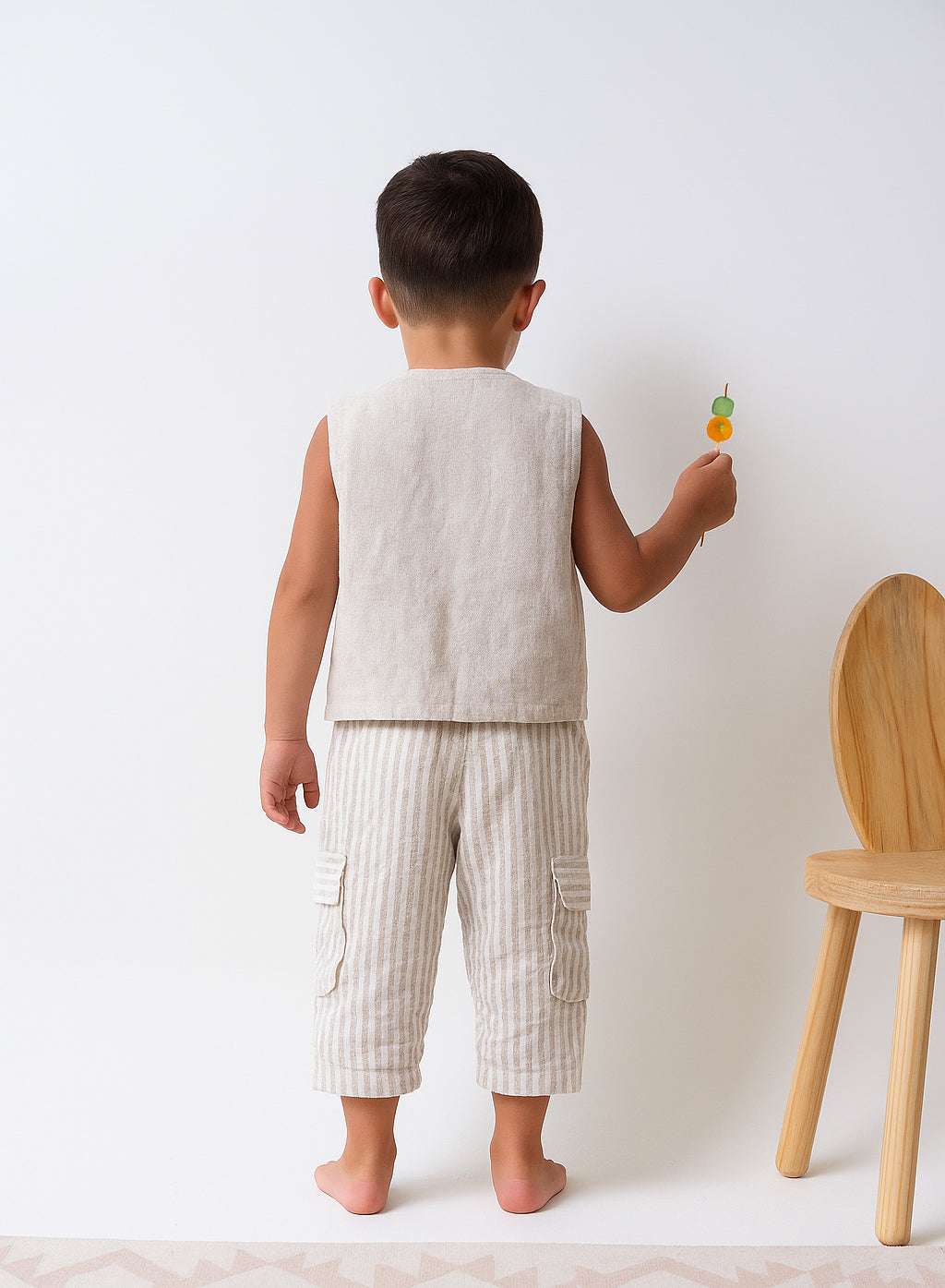 Cargo Set Cloud Grey Shirt - Cookie & Cream - Bottom - TD7