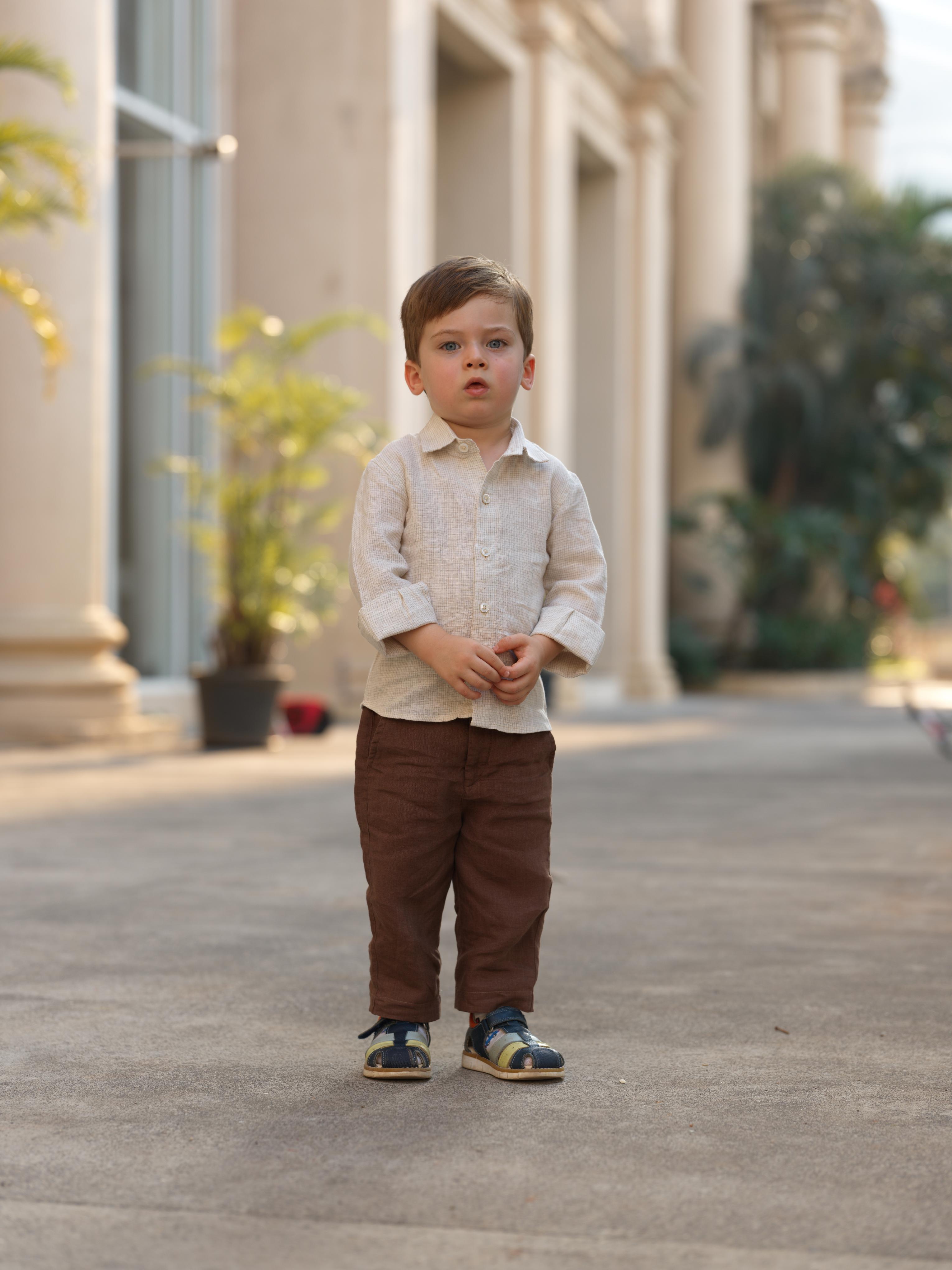 Boys Trousers Walnut