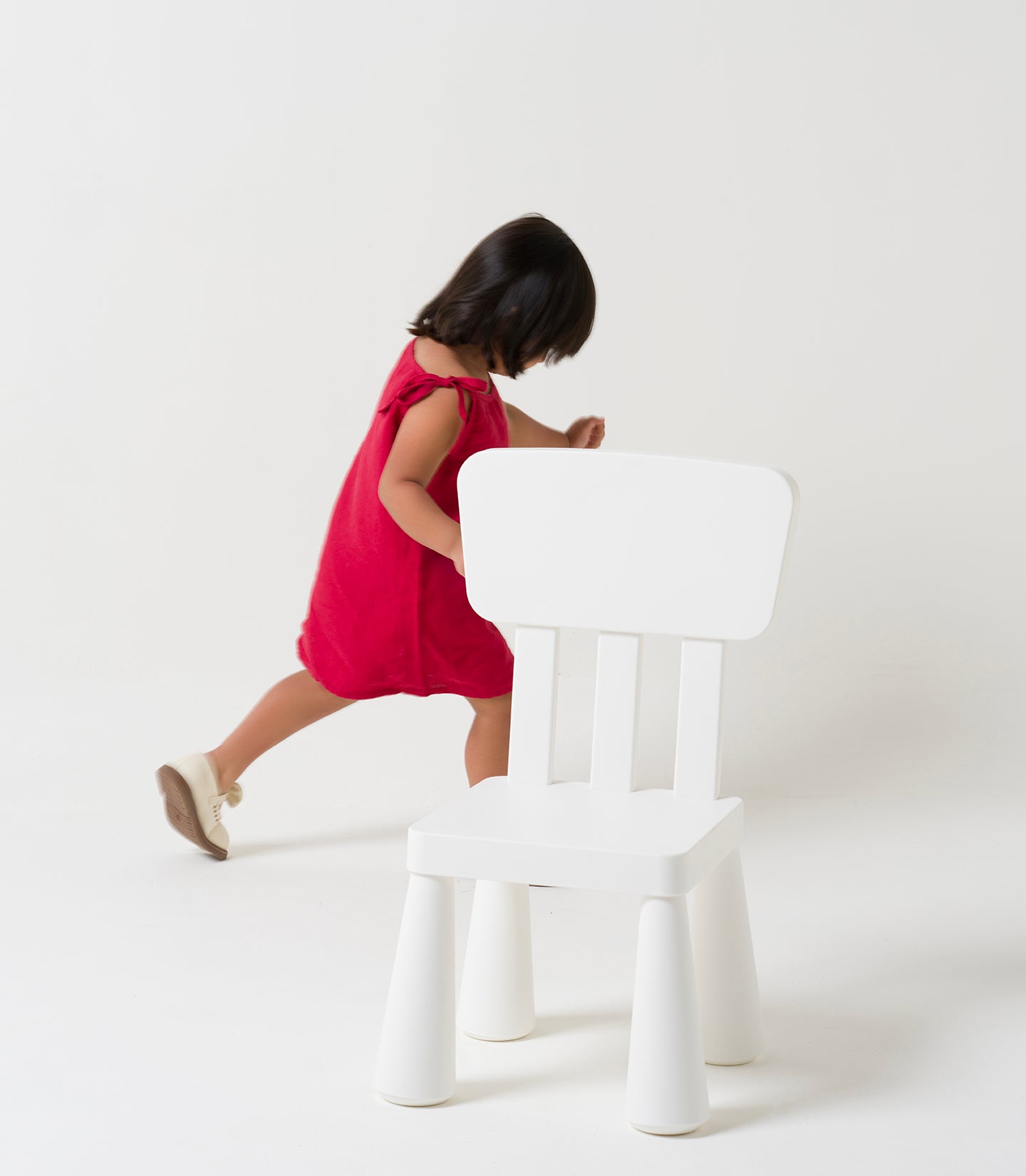 Cherry Tie-Up Shoulder Flower Frock