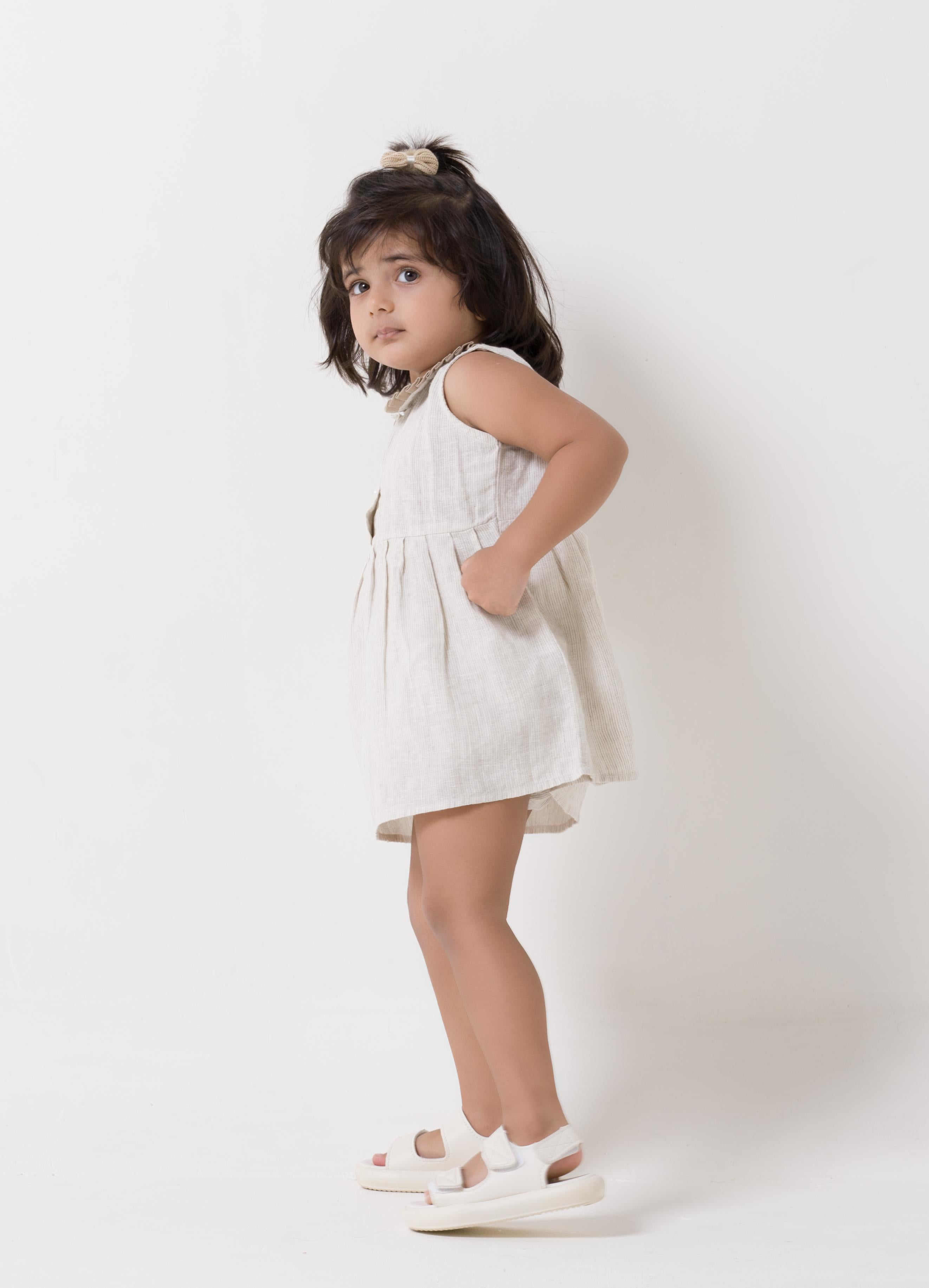 Pleated Collar Frock