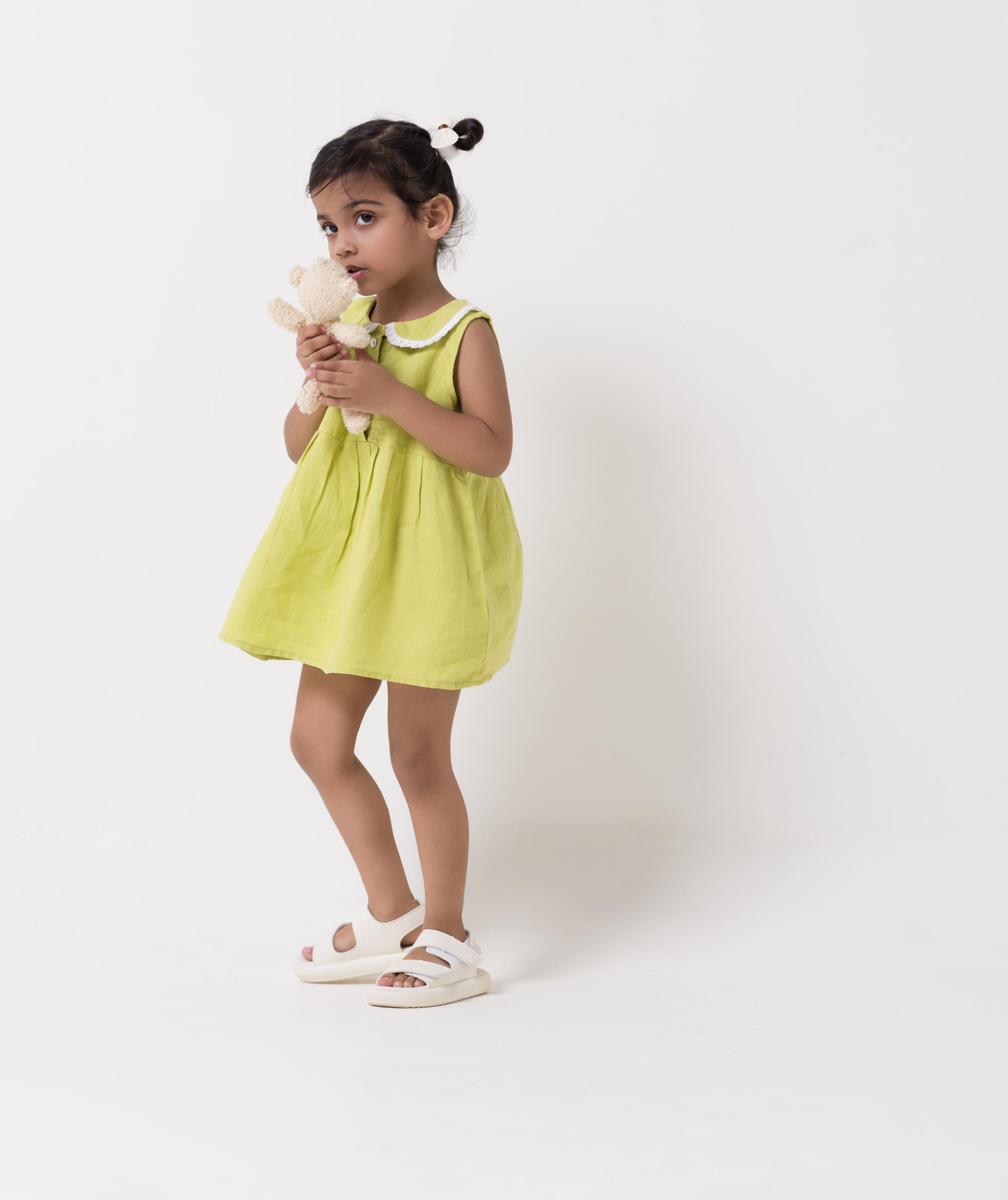 Pleated Collar Frock