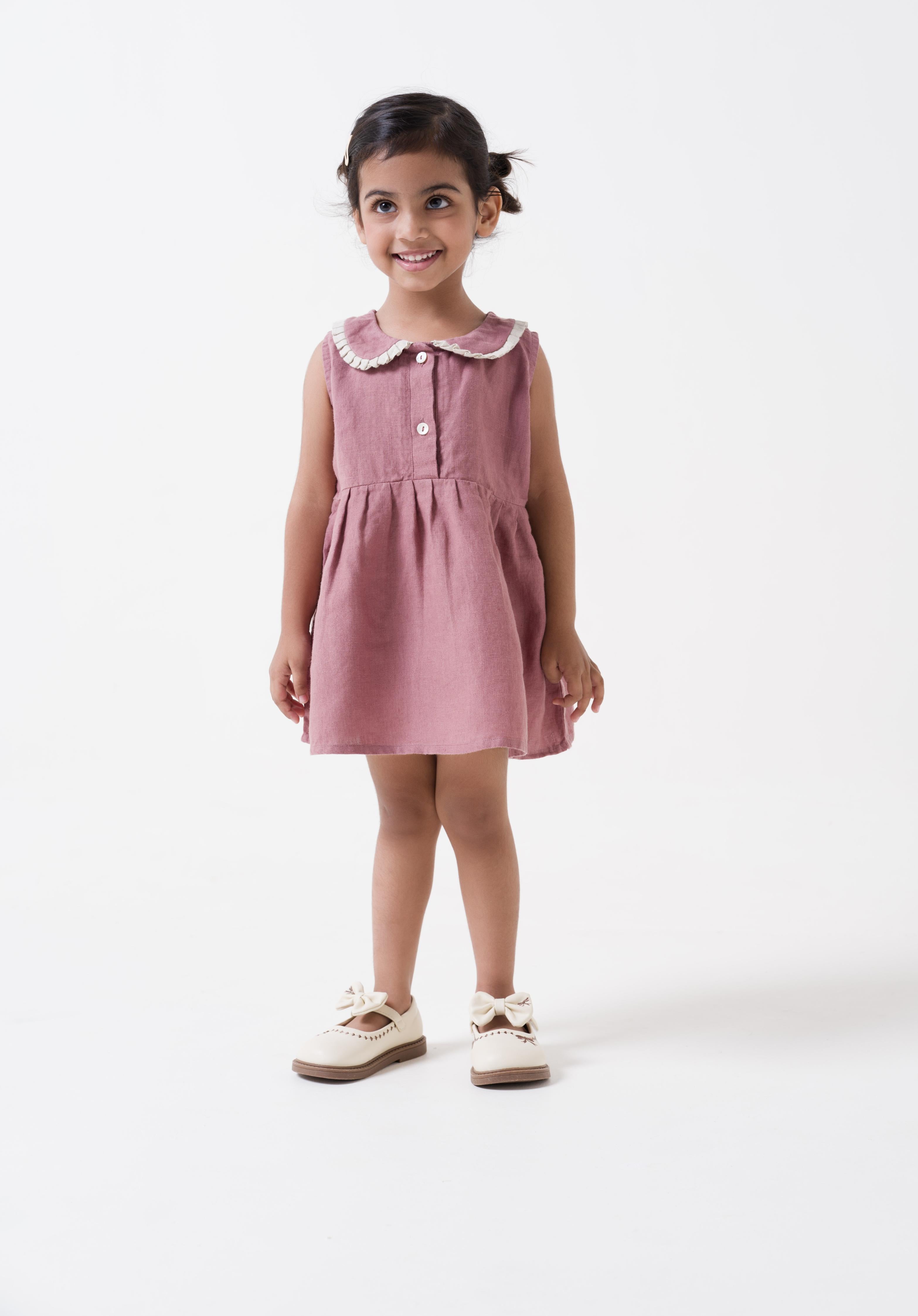 Pleated Collar Frock