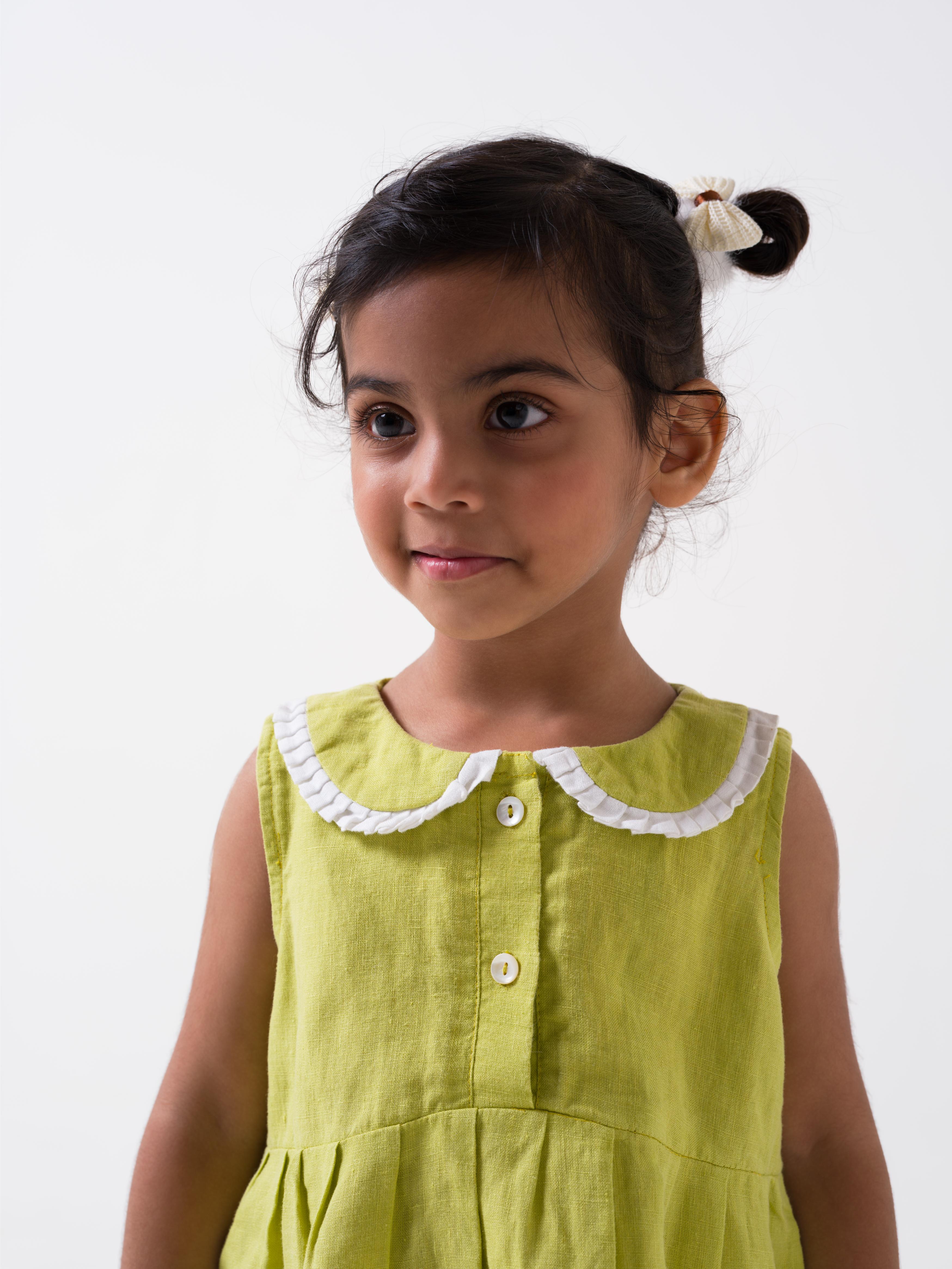 Pleated Collar Frock