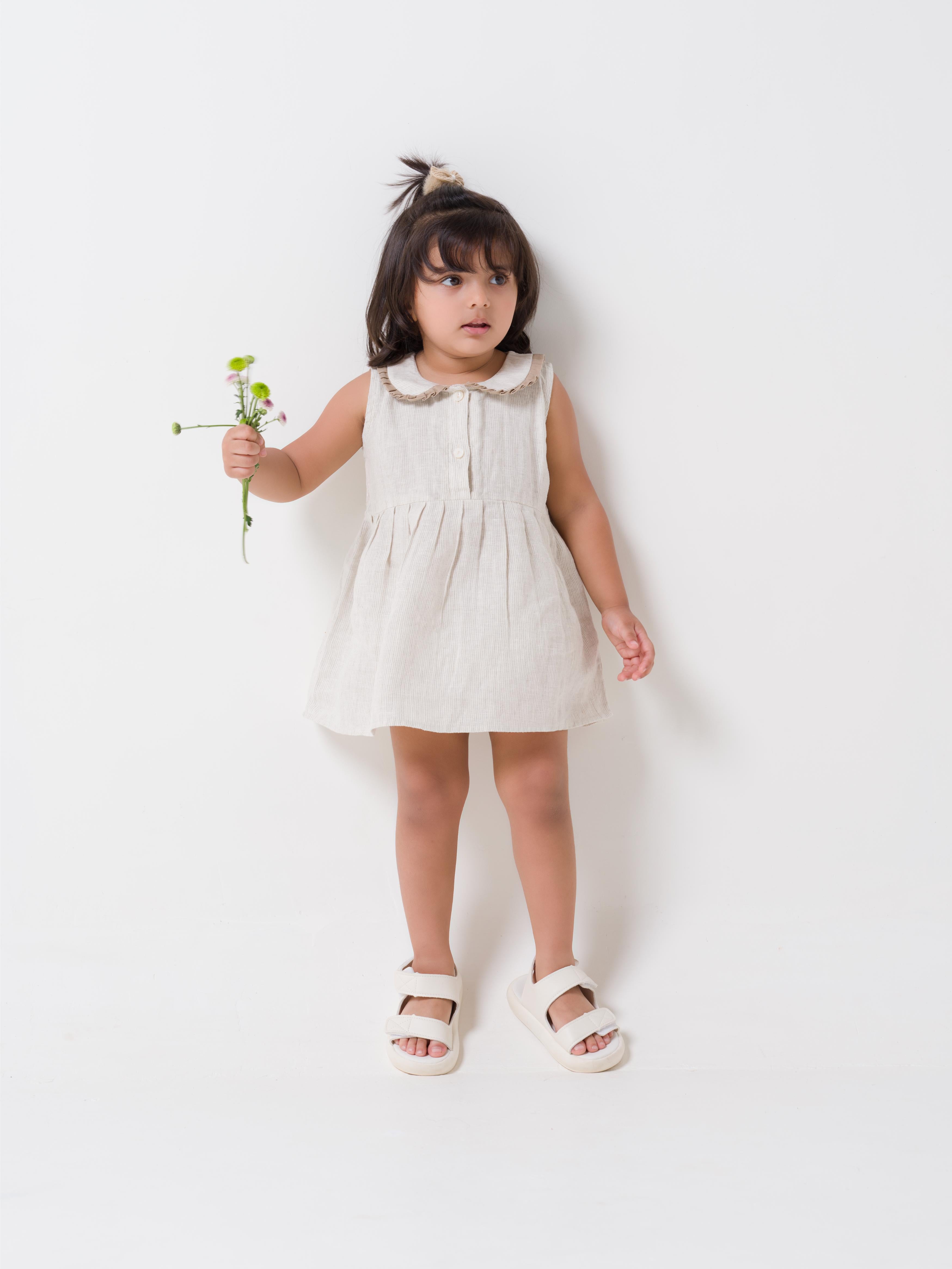 Pleated Collar Frock