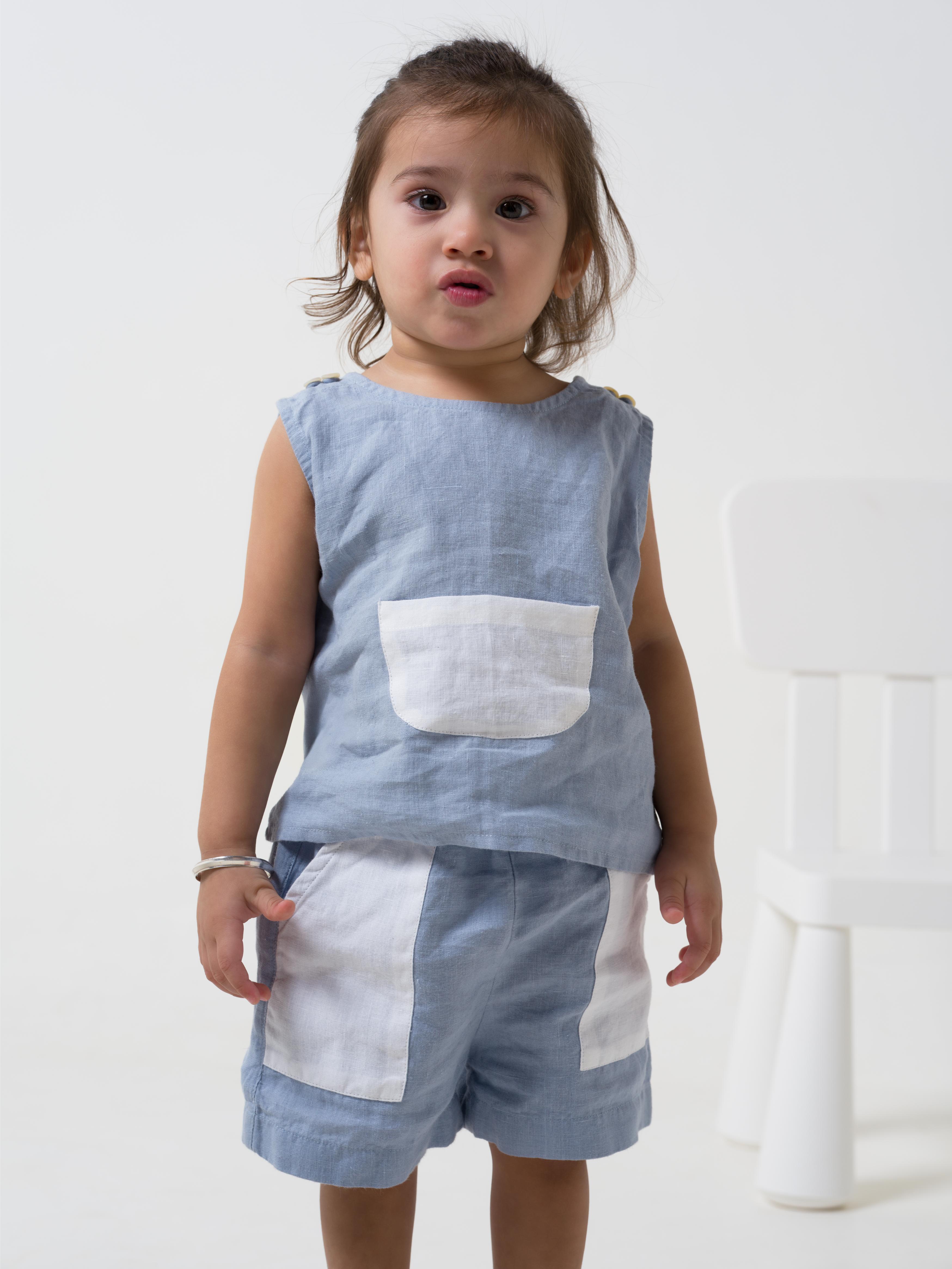 Patch Pocket Top & Bottom Set