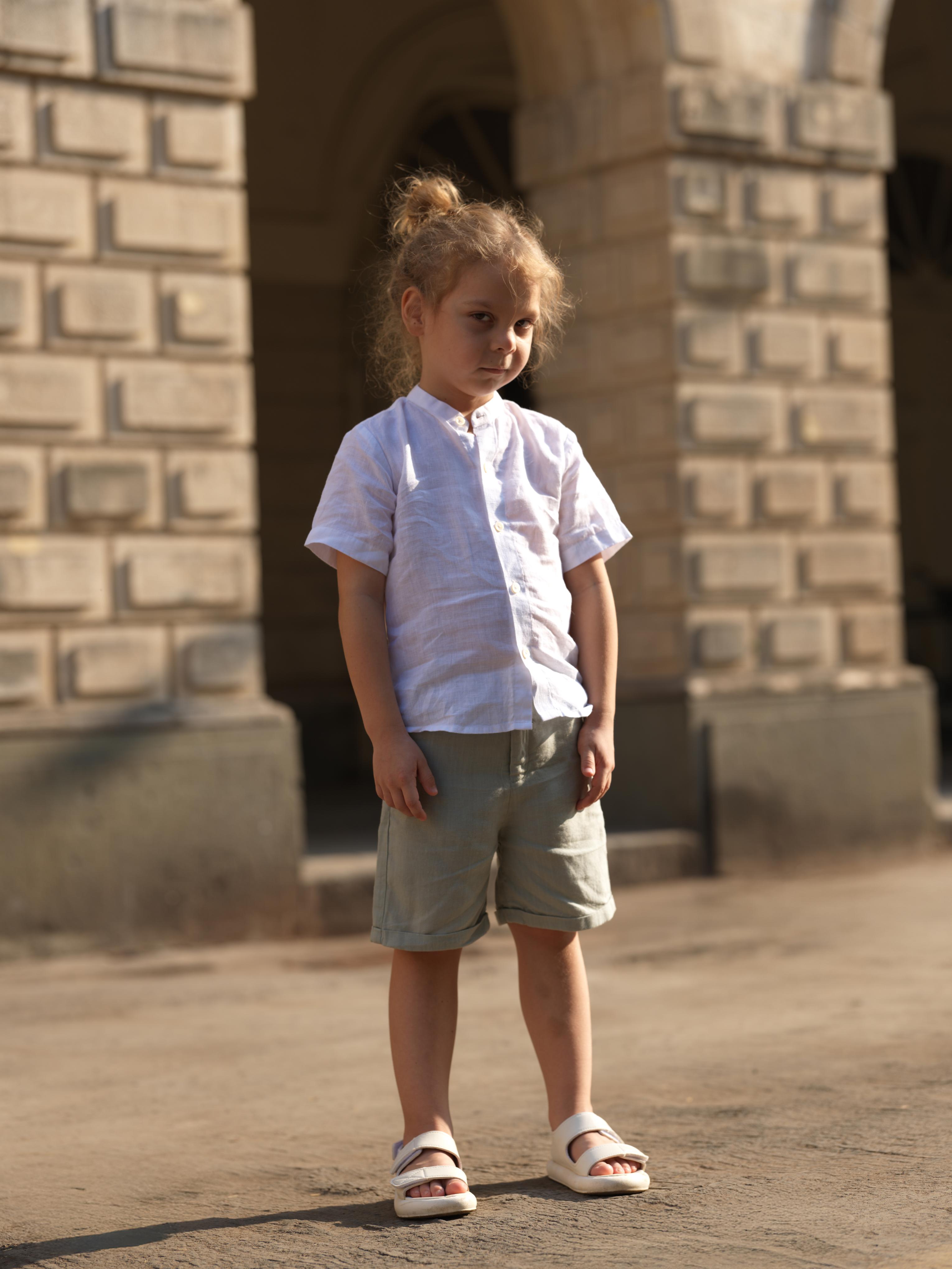 Boys Basic Shorts Mint Green