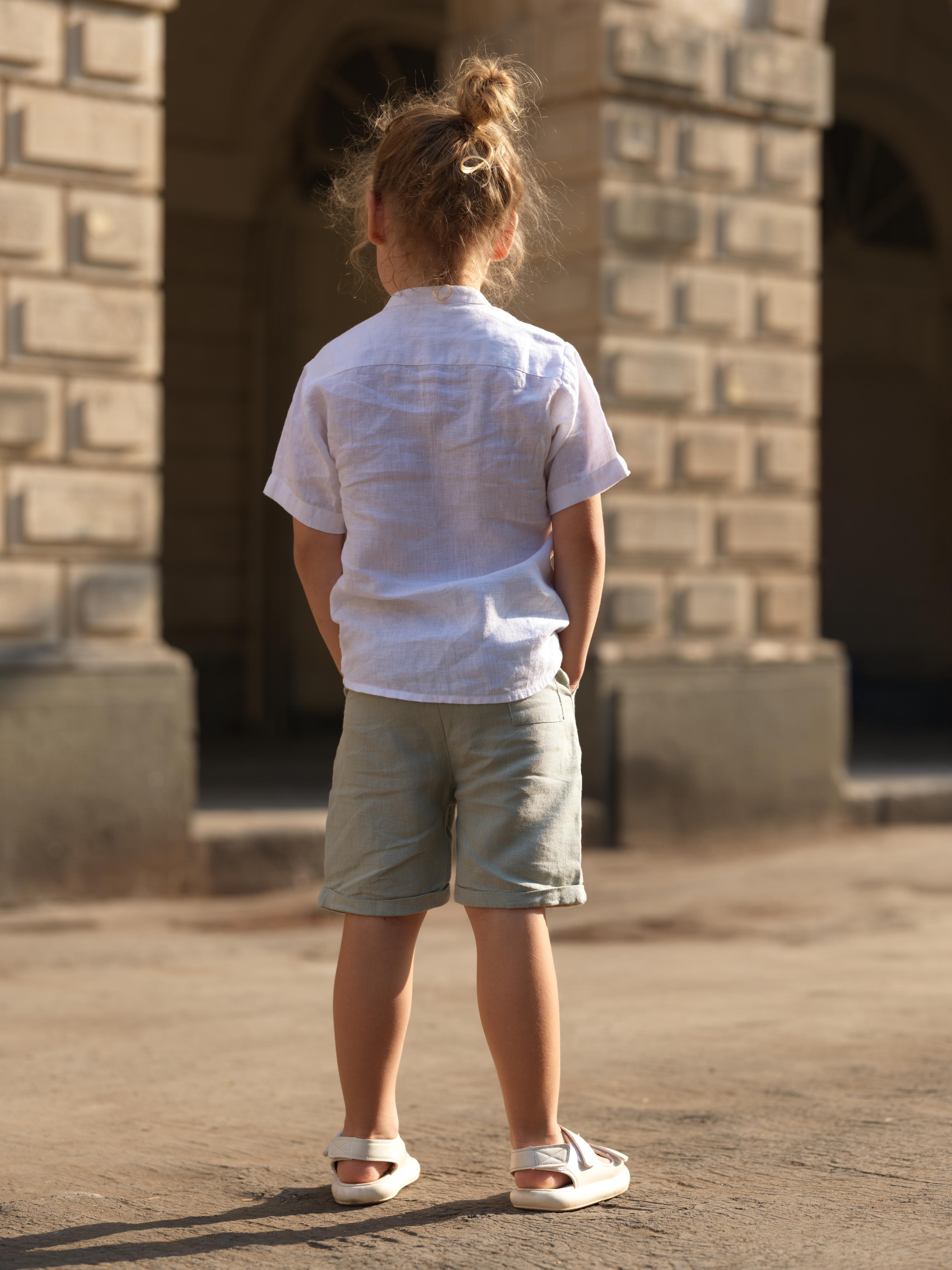 Boys Basic Shorts Mint Green