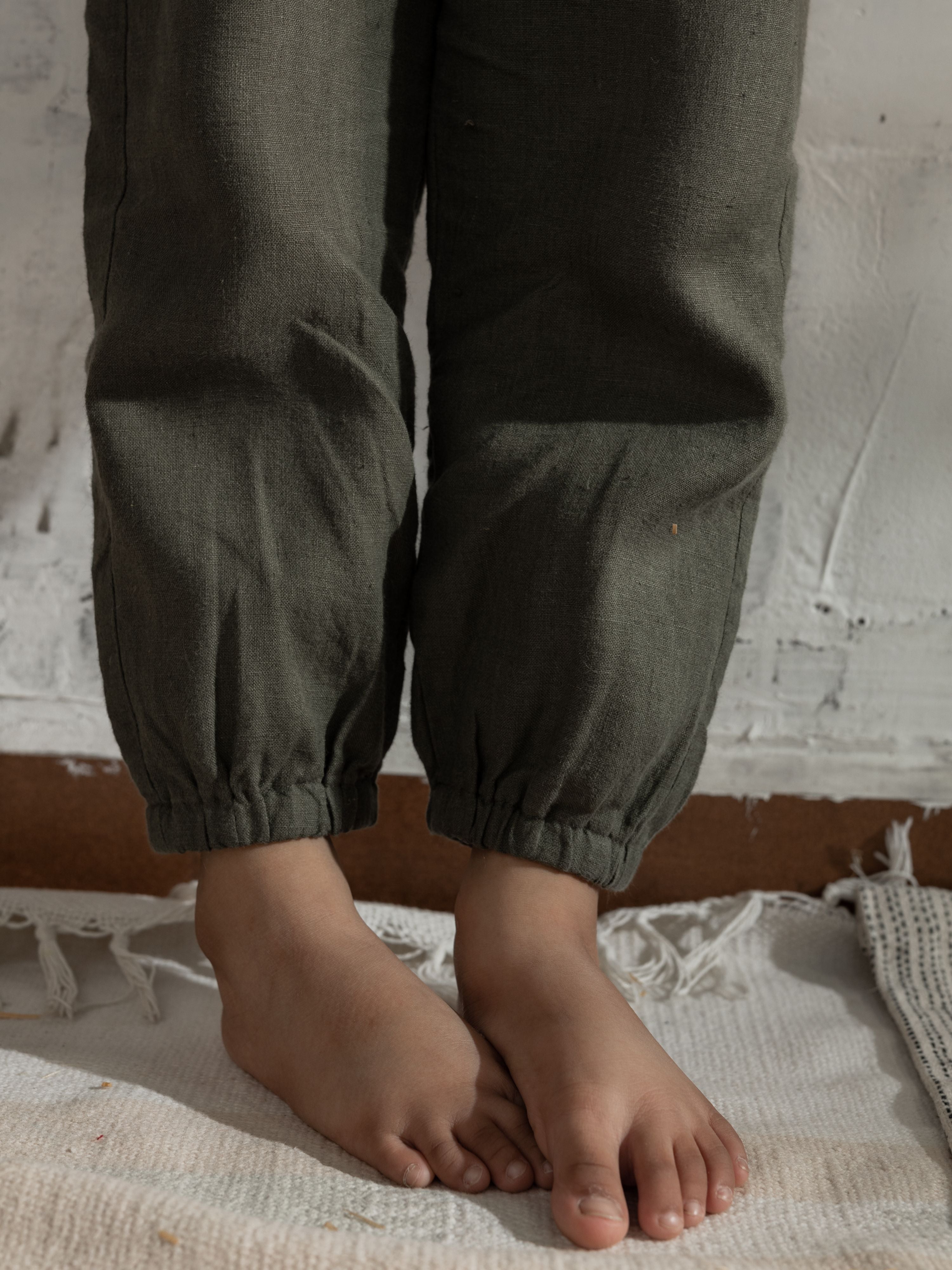 Linen Joggers For Him - Chi Linen