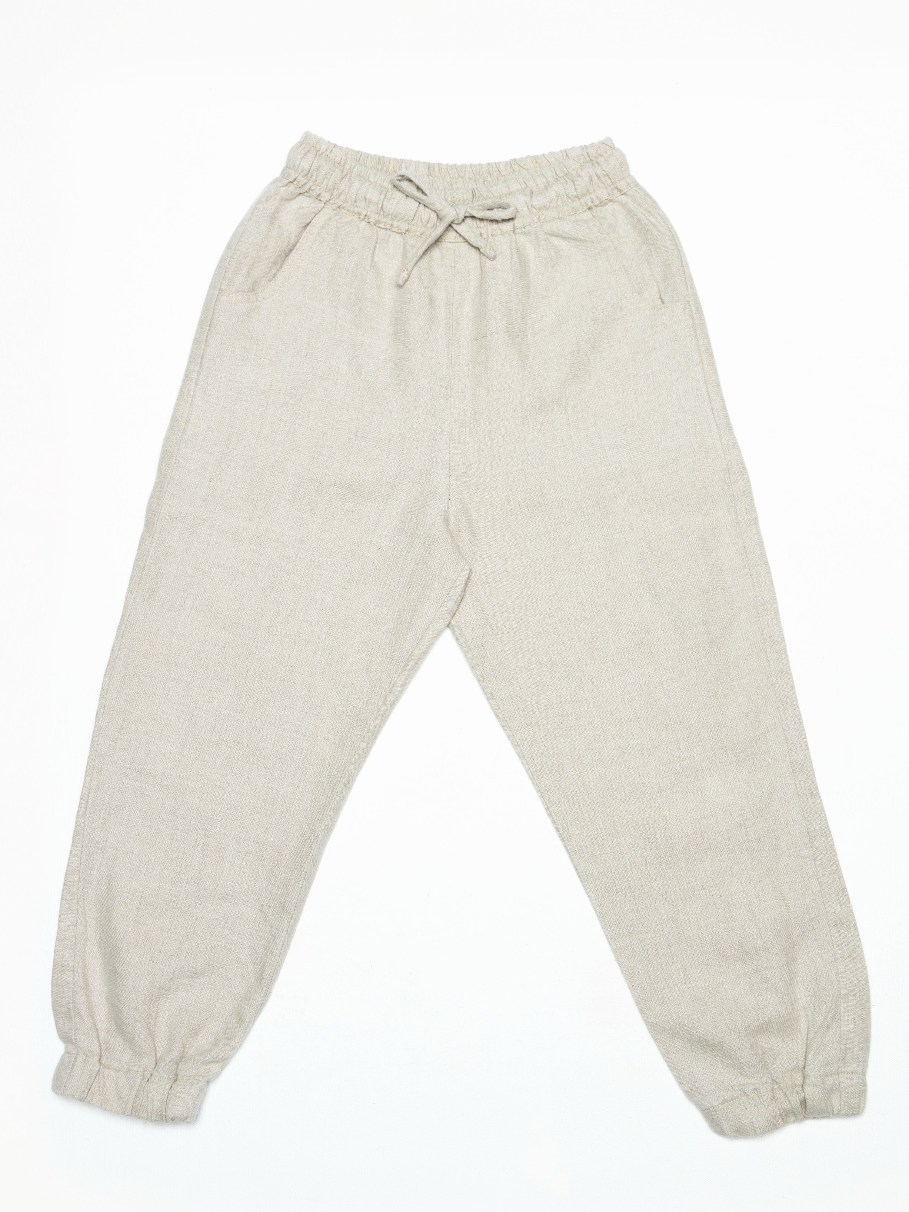 Linen Joggers For Him - Chi Linen