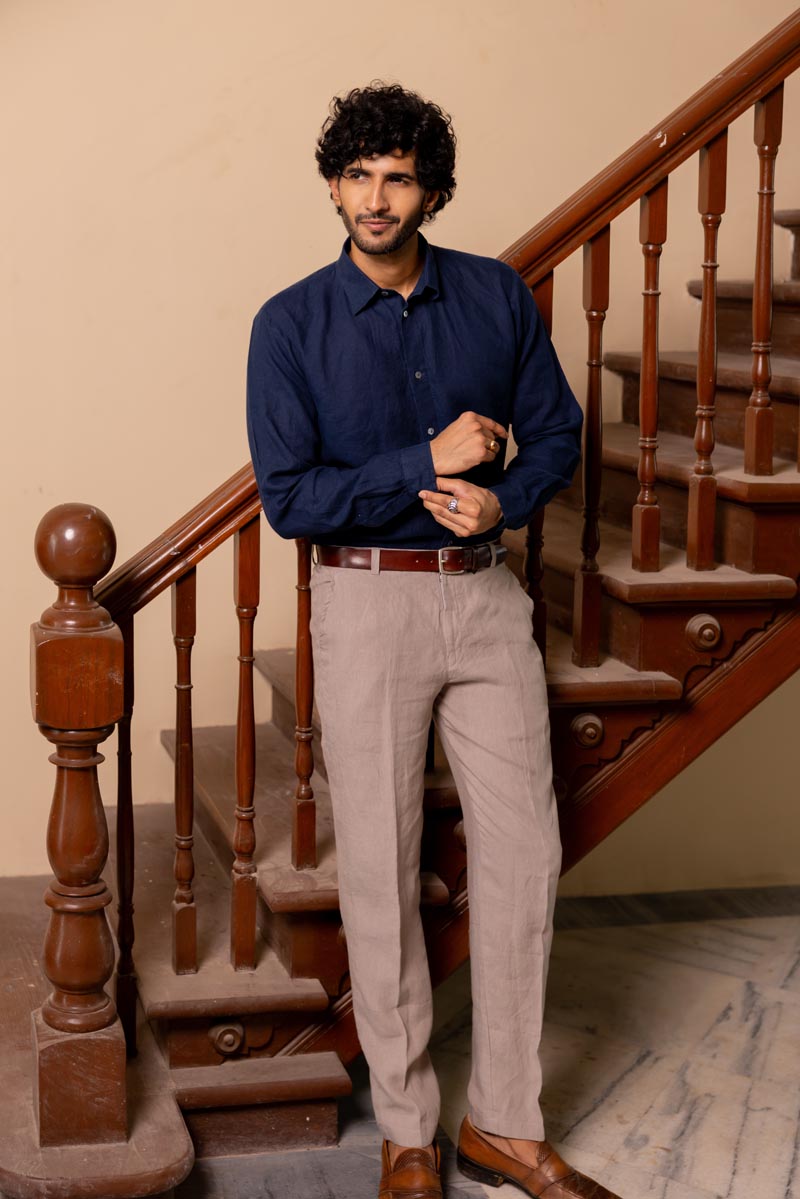 Almond Beige Trouser