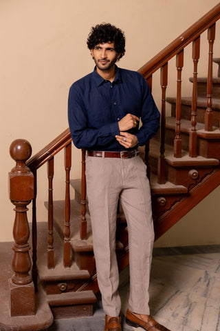 Classic Collar Midnight Blue Shirt