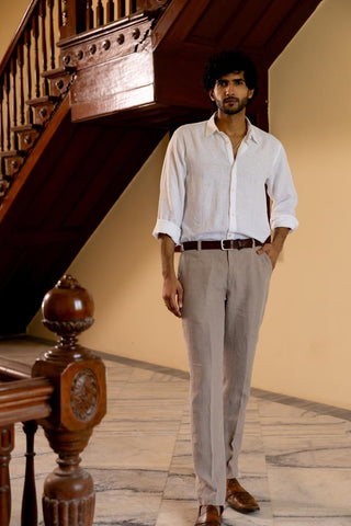 Almond Beige Trouser