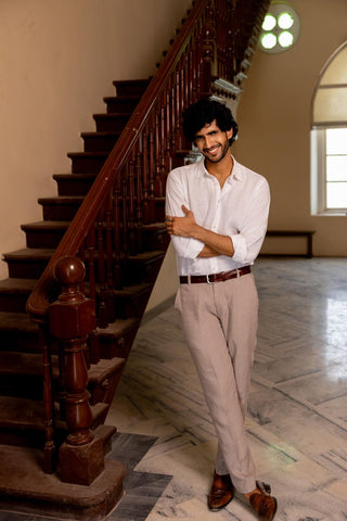 Almond Beige Trouser