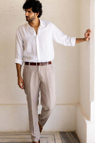 Almond Beige Trouser