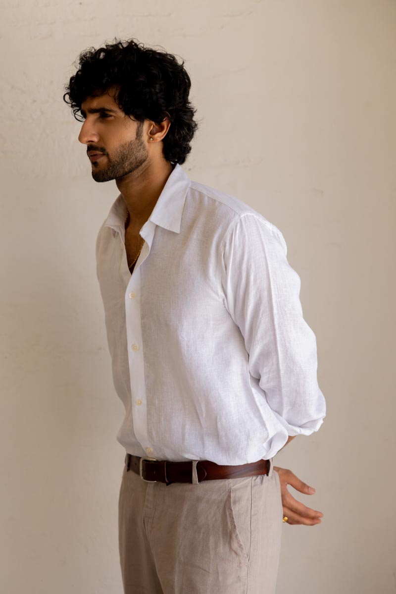 Classic Collar White Shirt