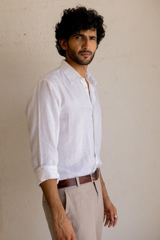 Classic Collar White Shirt