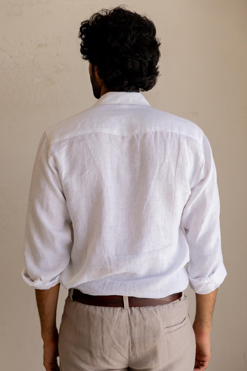 Classic Collar White Shirt
