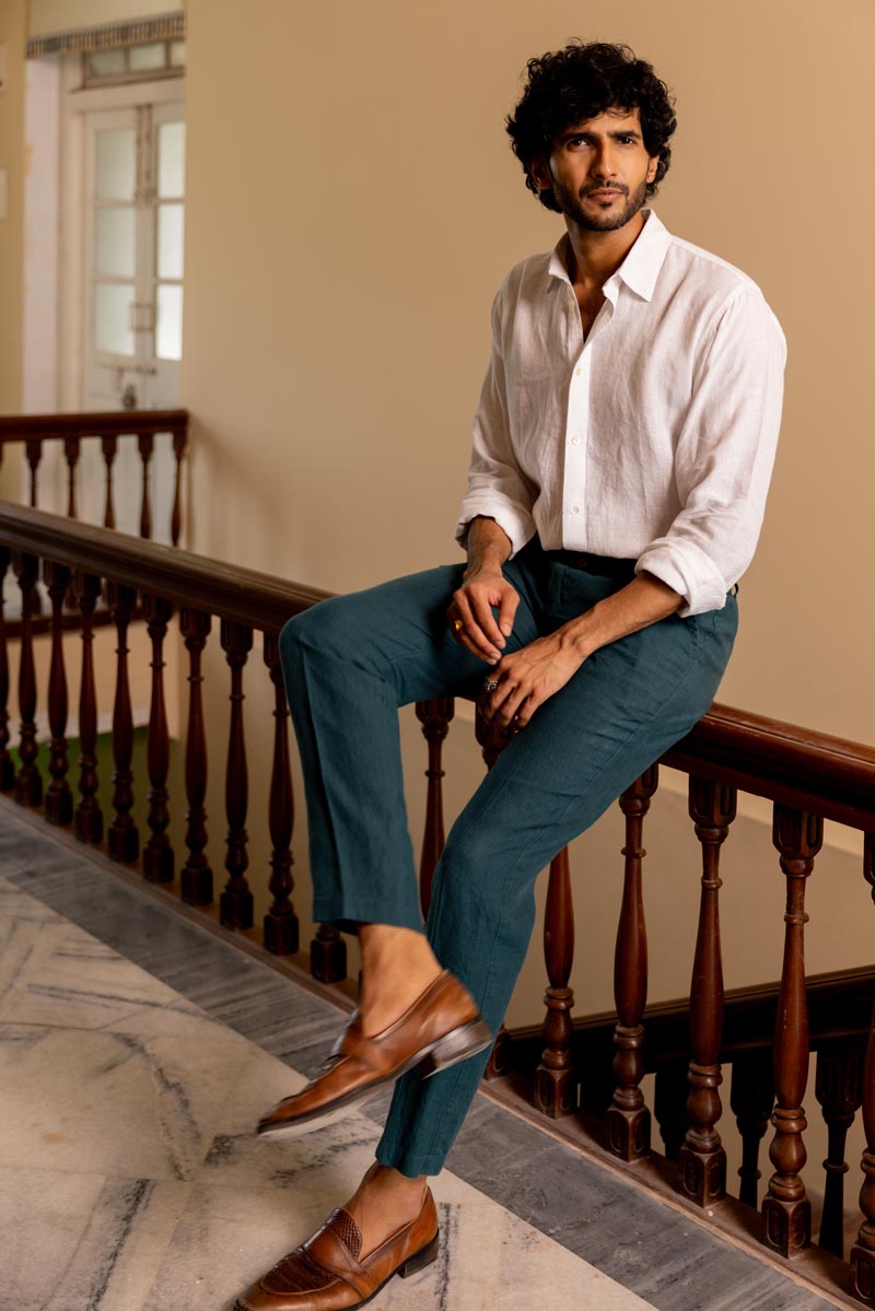 Teal Trouser
