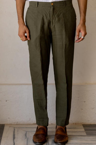 Crocodile Green Trouser