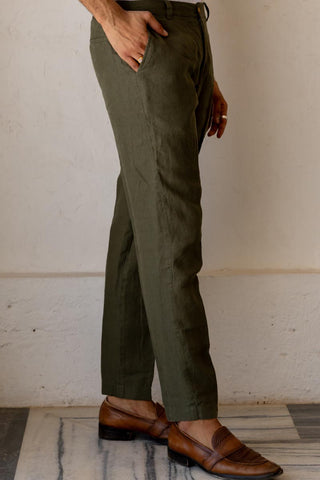 Crocodile Green Trouser
