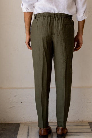 Crocodile Green Trouser